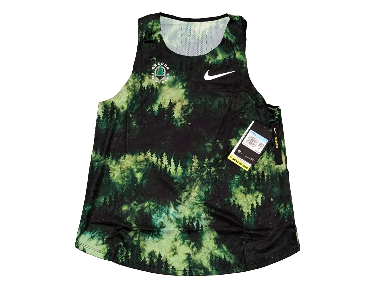 NIKE AeroSwift Oregon Track Club Singlet CW1162-100 Green Women’s Multiple Sizes