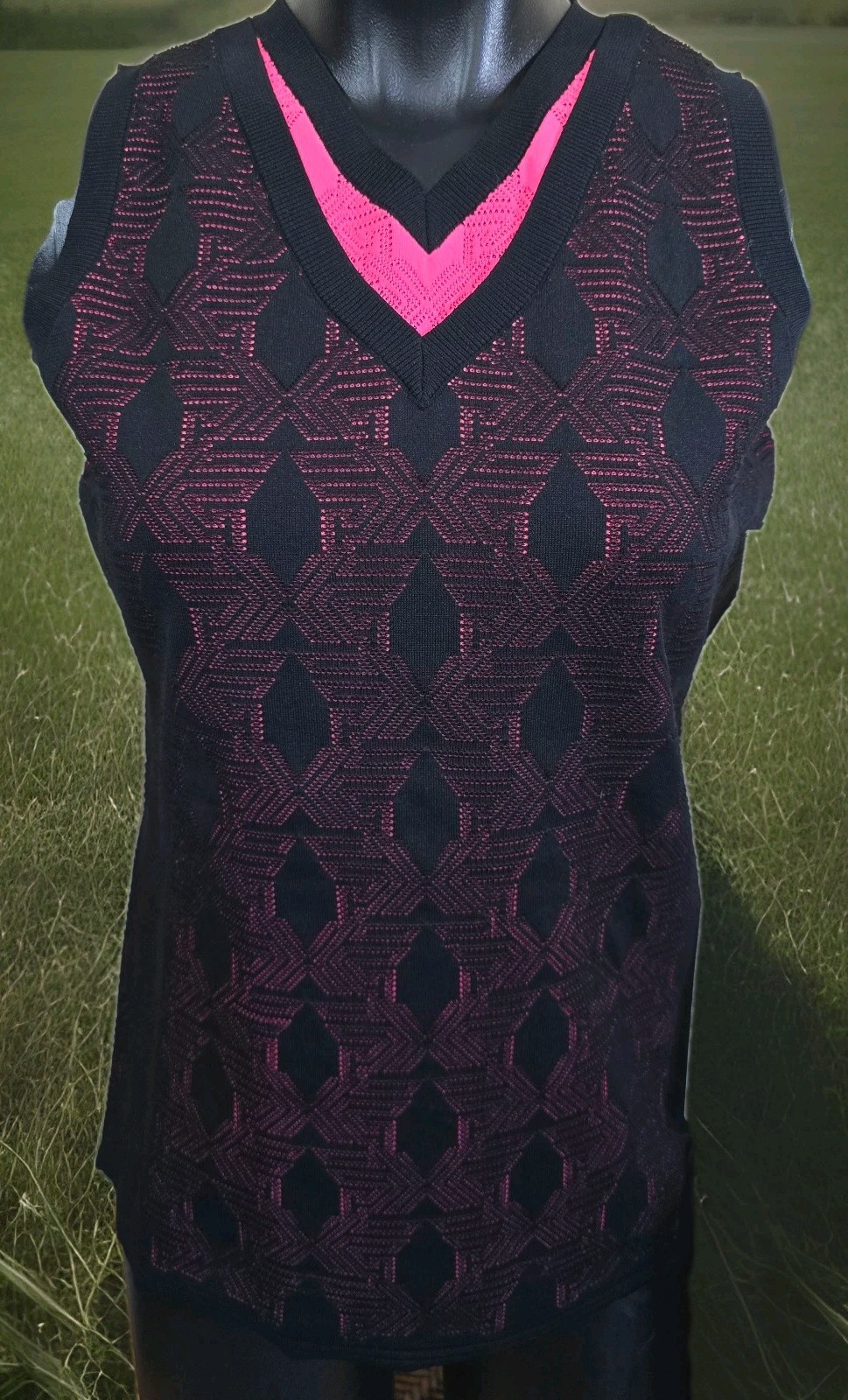 Shirt/Vest Sleeveless Parsons Xtreme Golf Shadow Jacquard WS23ASV0 S Womens FLAW