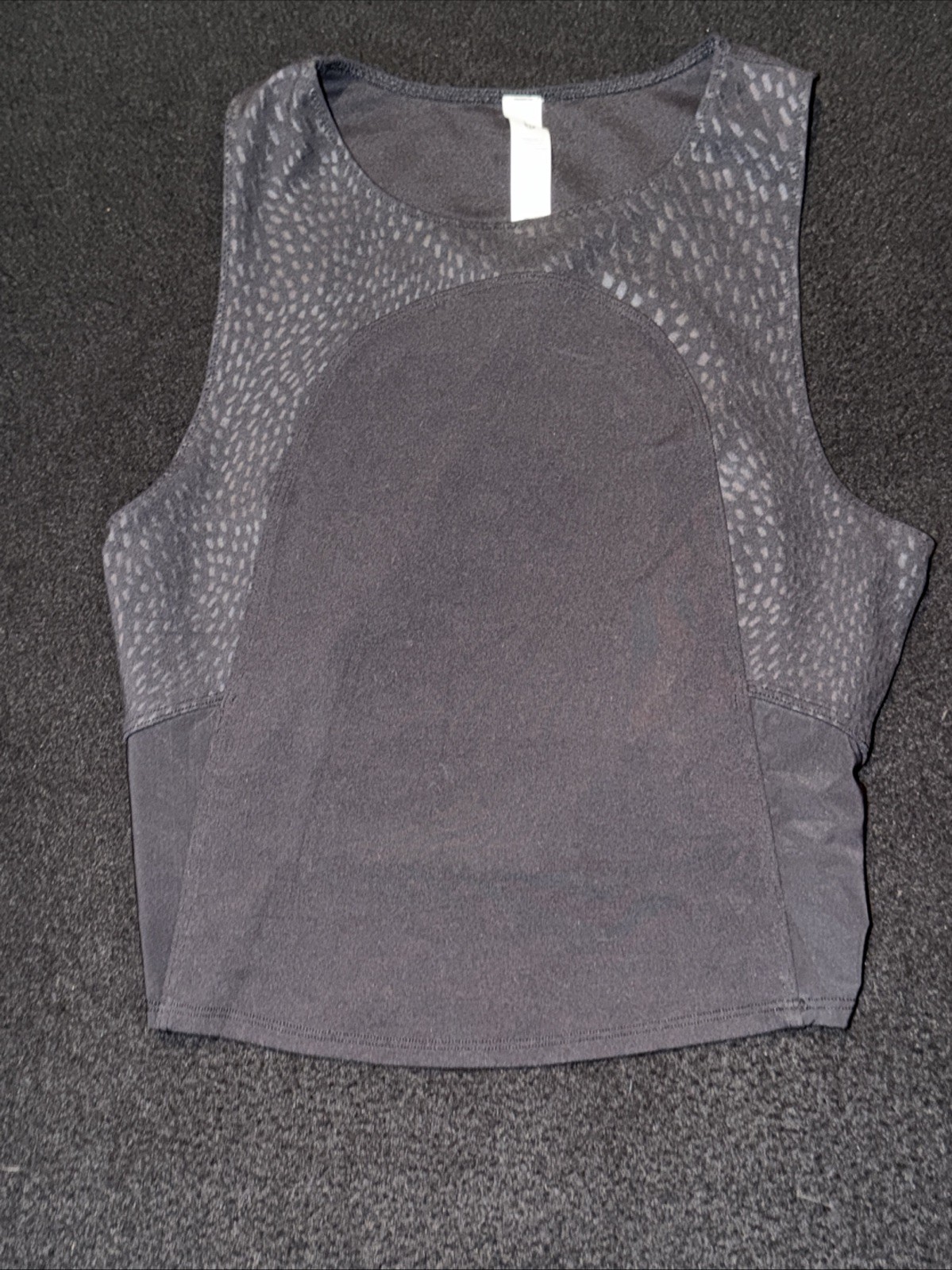 Lululemon NWT Nulu and Mesh Yoga Tank Size 10 12 Jewel Embossed Spiced Chai JWEC