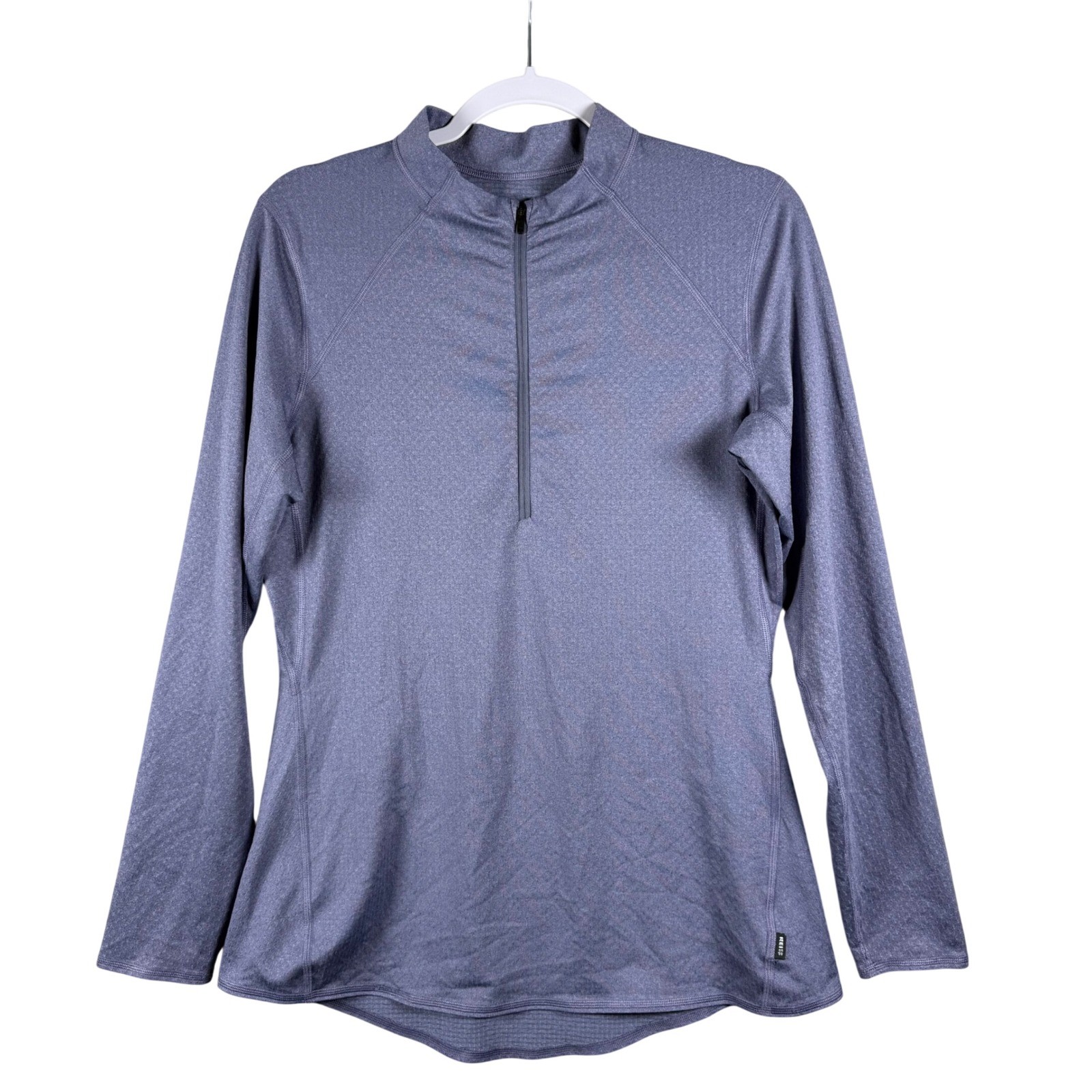 REI Womens Medium Top Purple 1/4 Zip Pullover Activewear Gorpcore Hiking Outdoor