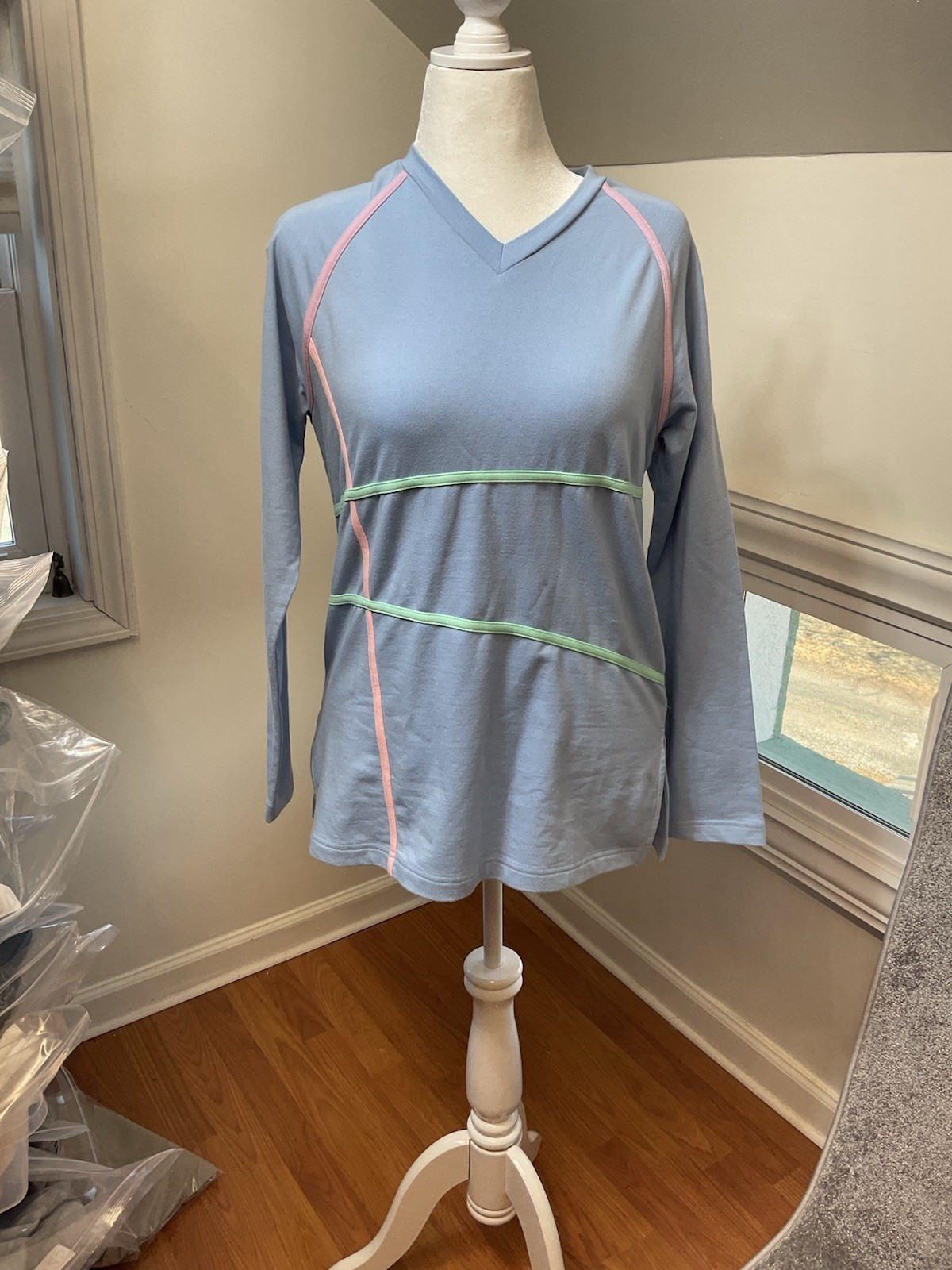 Sport Savvy Women’s Small Pale Blue NWOT Long Sleeve
