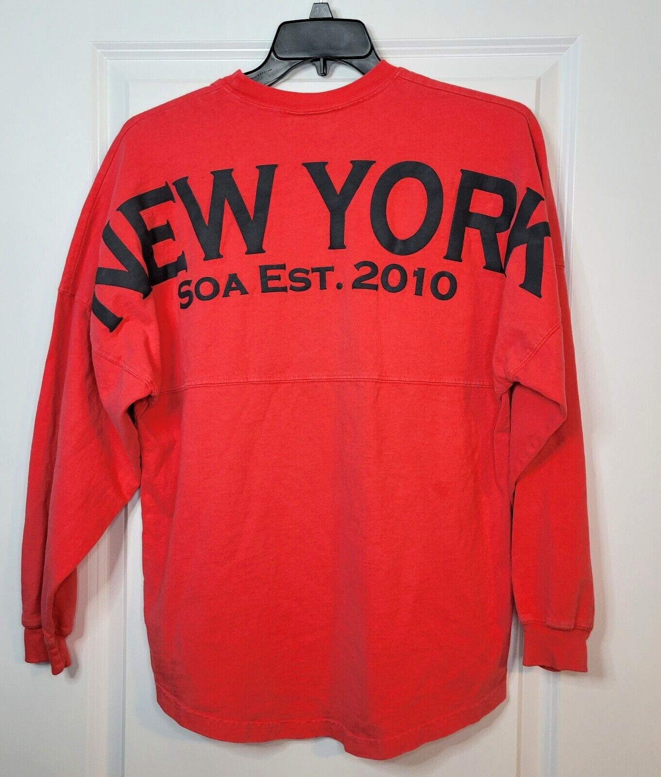 VTG Spirit Jersey Shirt New York Women’s S Pink Spell Out Cotton Big Apple 90s