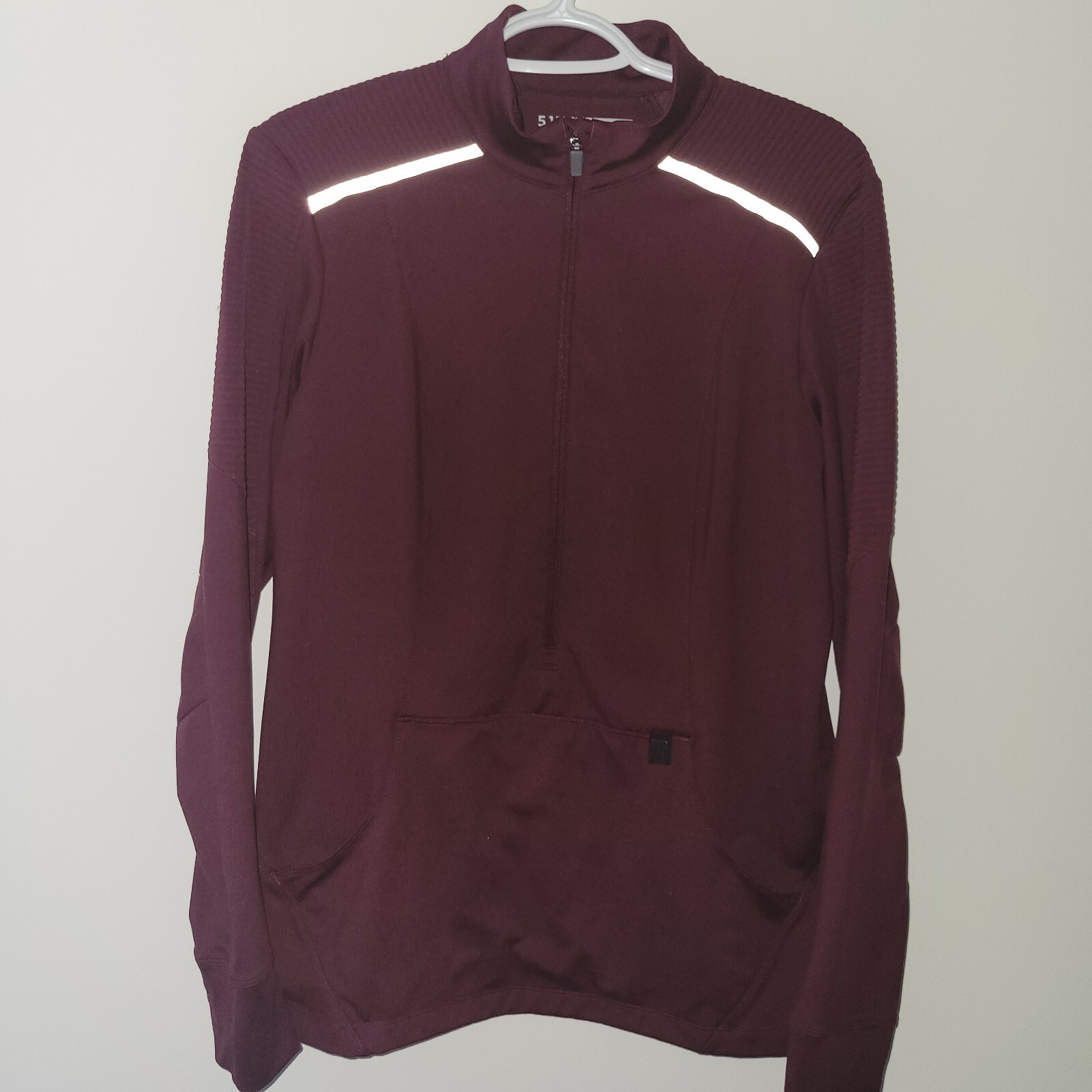 5.11 Tactical 1/2 Half Zip Up Pullover Women’s Size Large Maroon Pockets