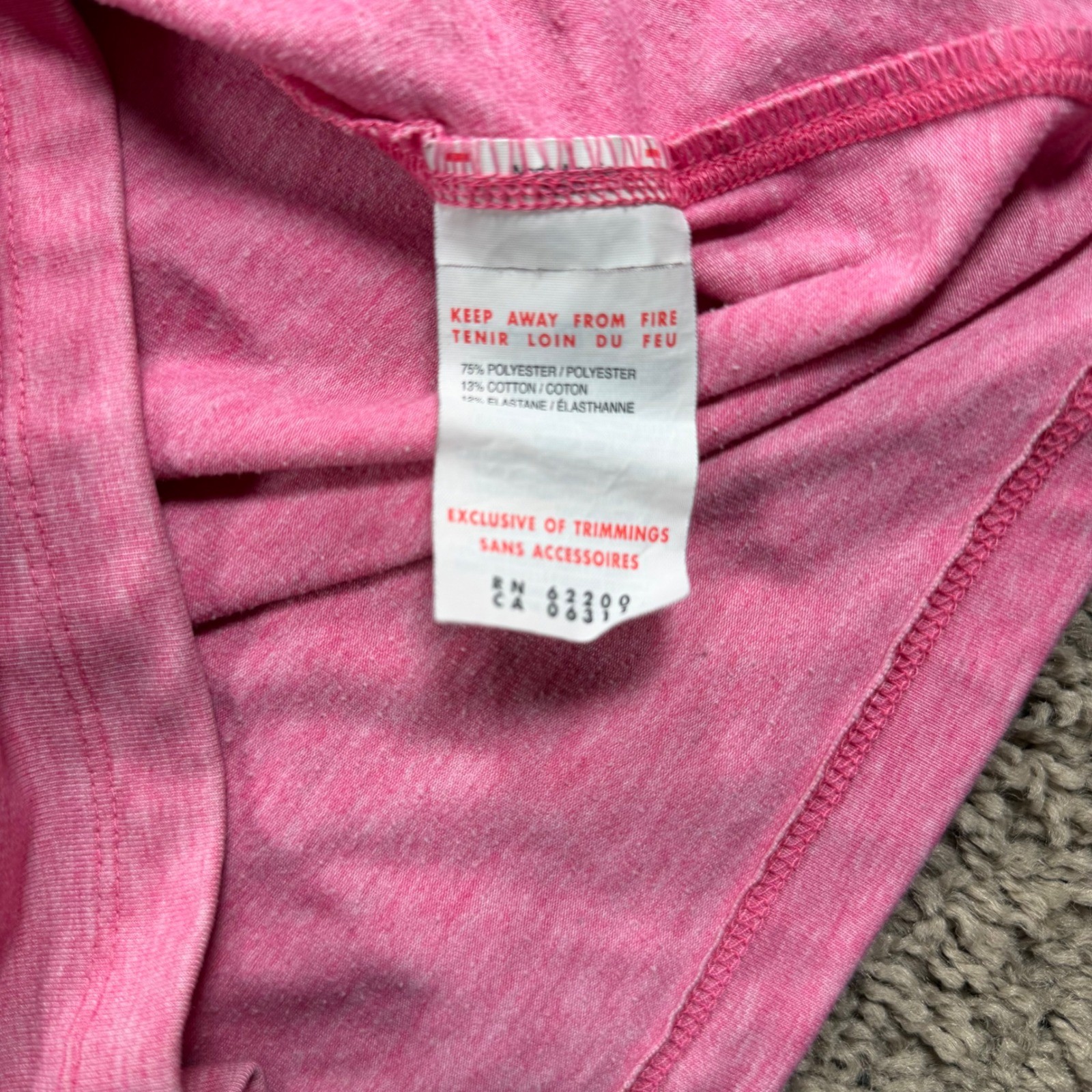 Puma Pink Space Dye Quarter Zip Pullover Thumbhole Athletic Top Small retro Y2K