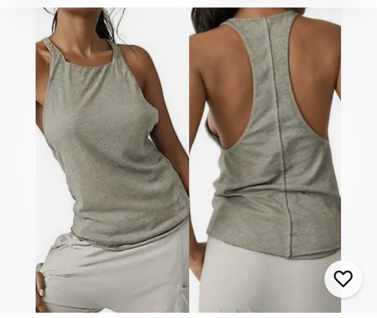 FP Movement Exhale Racerback Woman’s Tank Top Sage Color Size Small NWOT