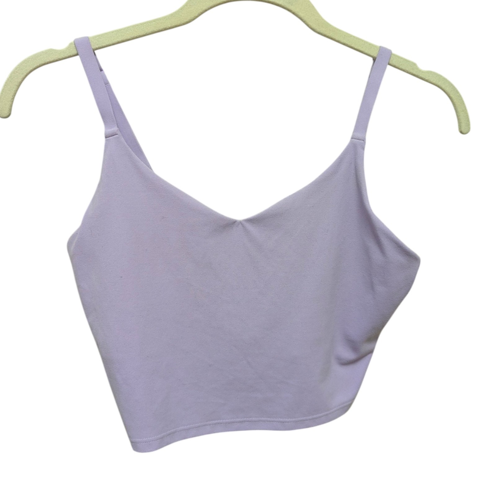 Athleta Womens Small S Purple Athletic Tank Top Built In Bra Adjustable Straps