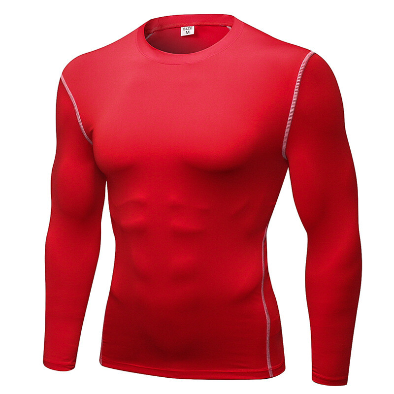 ZONBAILON Men’s Tight Training PRO Quick Dry Sports Fitness Running Long Sleeve