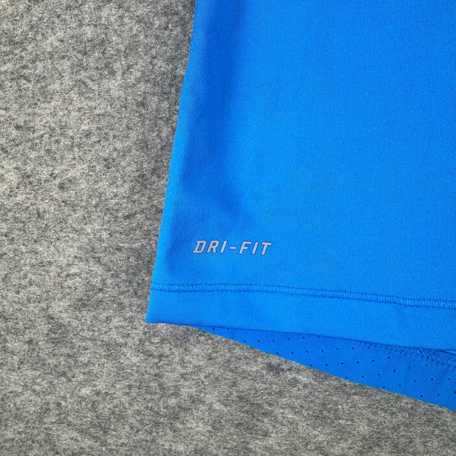 Nike Pro Dri Fit Hypercool Training Running Top Shirt Mesh Blue Womens Medium M