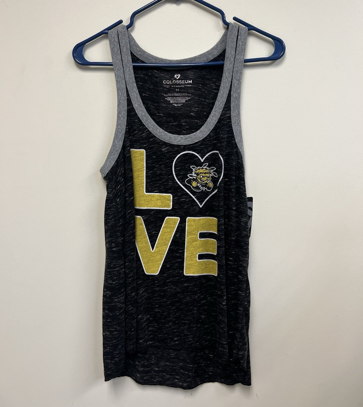 Colosseum Women’s Scoop Neck Tank Top Graphic Wichita State Shockers M