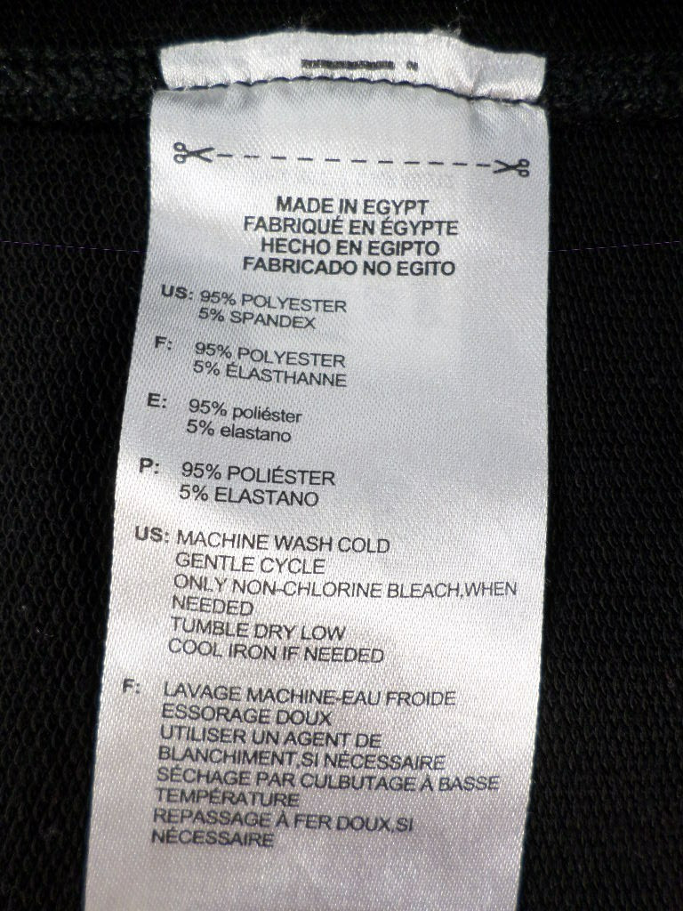 EUC DESIGNER ADIDAS POLYESTER BLEND FULL ZIP MOCKNECK BLACK & WHITE JACKET LARGE