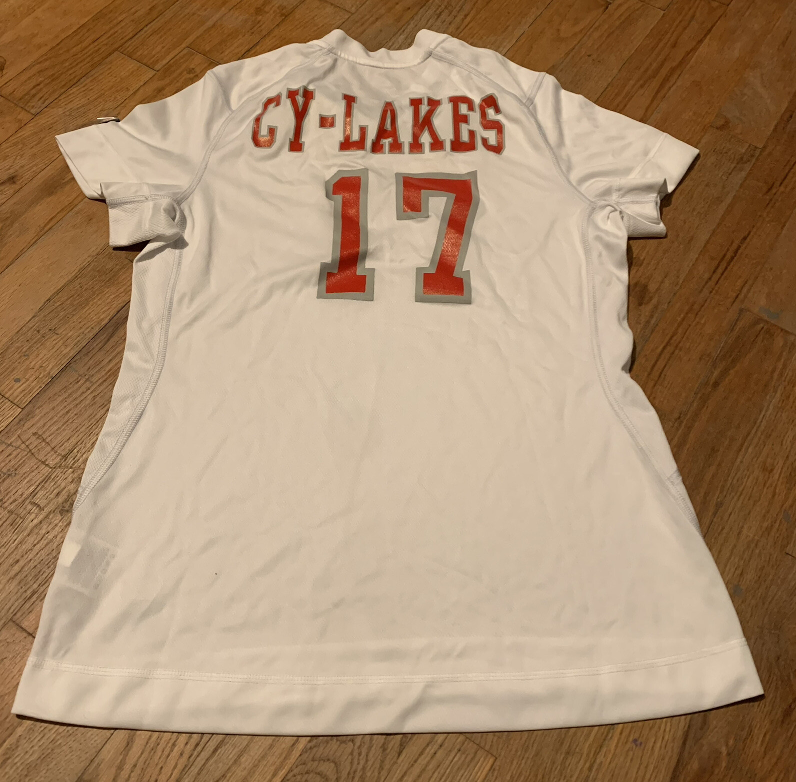 Nike Women’s Dri-Fit CY-LAKES SPARTANS Volleyball Jersey #17 Sz.M NEW 379179-100