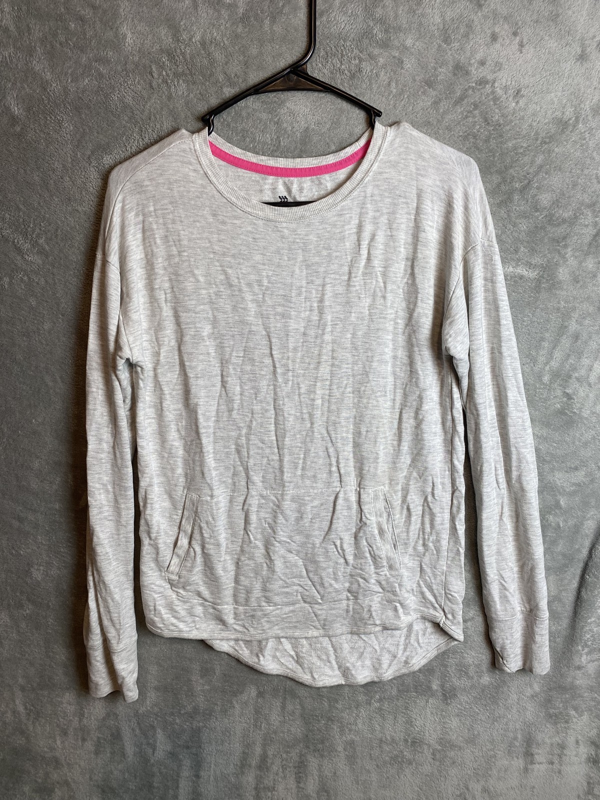 All in Motion Women’s XL Long-Sleeve Grey Modal Blend Top