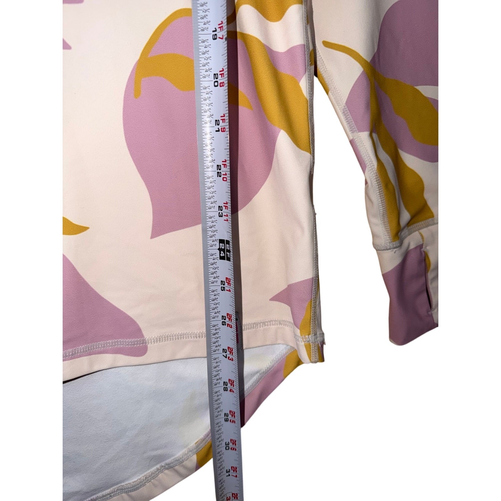 Eivy Icecold Base Layer Top Integrated Neckwarmer Floral Bloom Longline Thumbhol