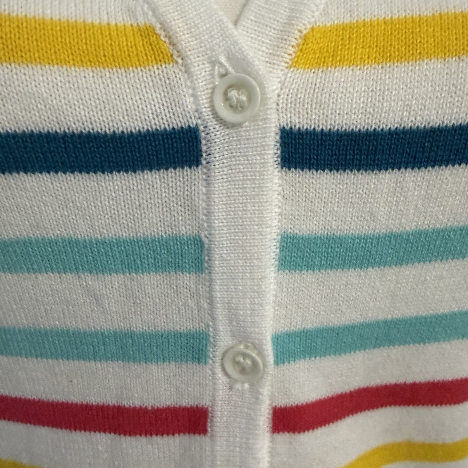 Puma Sport Lifestyle 100% Cotton Multicolor Striped Golf Sweater Vest Women’s M