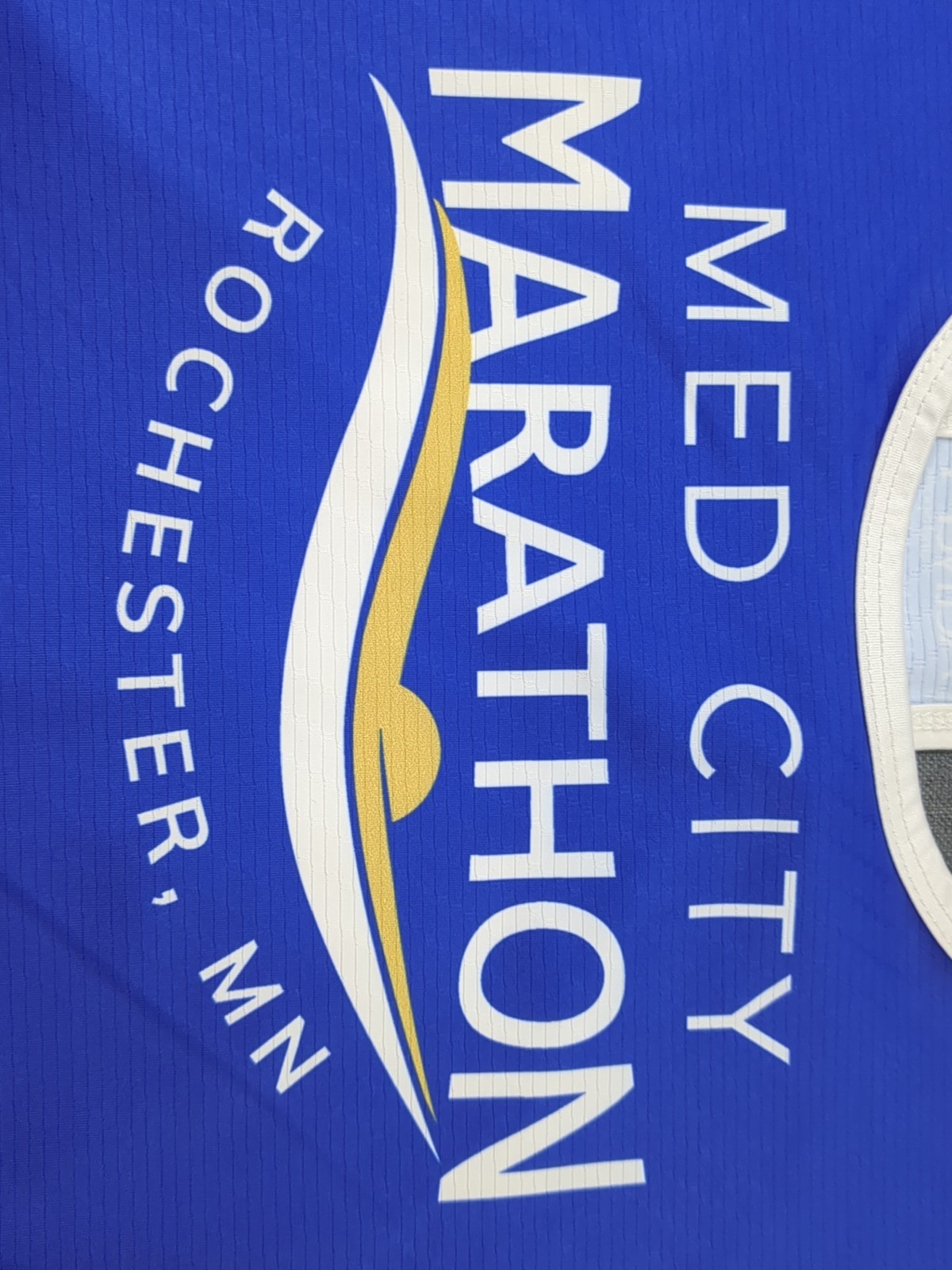 Greenlayer Sports Med City Marathon Racerback Tank Blue Women’s Medium