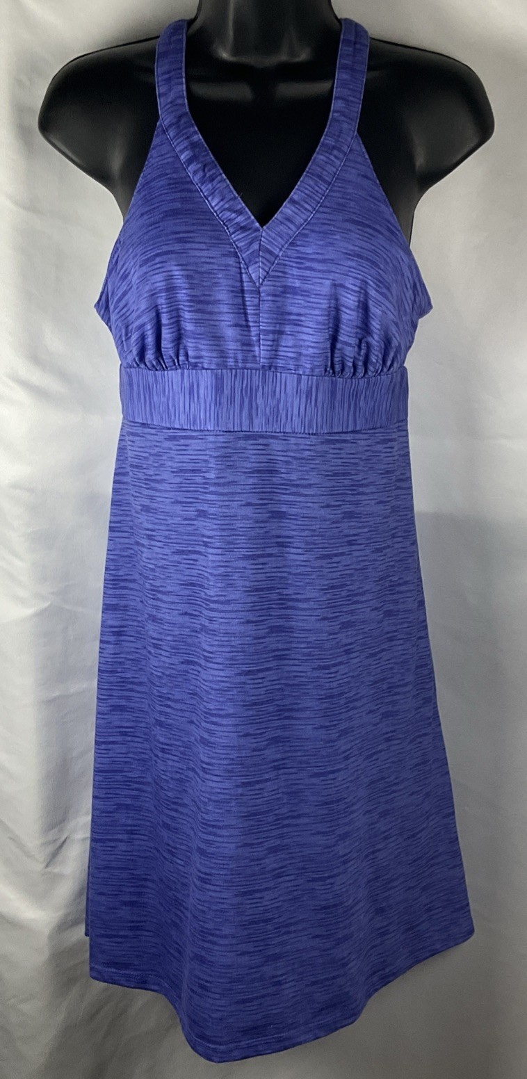 ZX Outdoor Lifestyle Women’s Small Purple Heather Racer Back Dress Athleisure