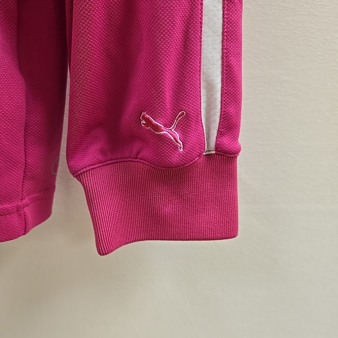 Puma 1/4 Zip Pullover Long Sleeve Womens Top Xxl Pink Sport Lifestyle