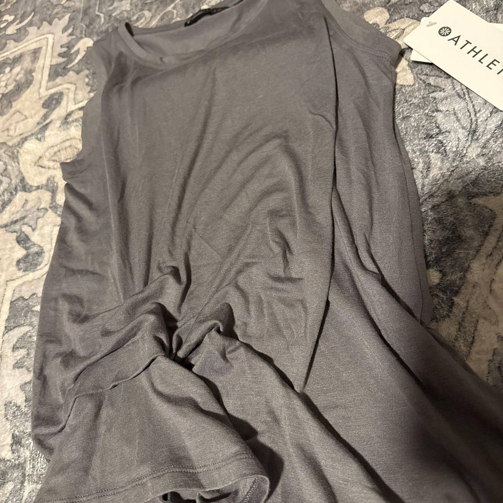 Tags on, Athleta Threadlight Twist Ruched Tank Top