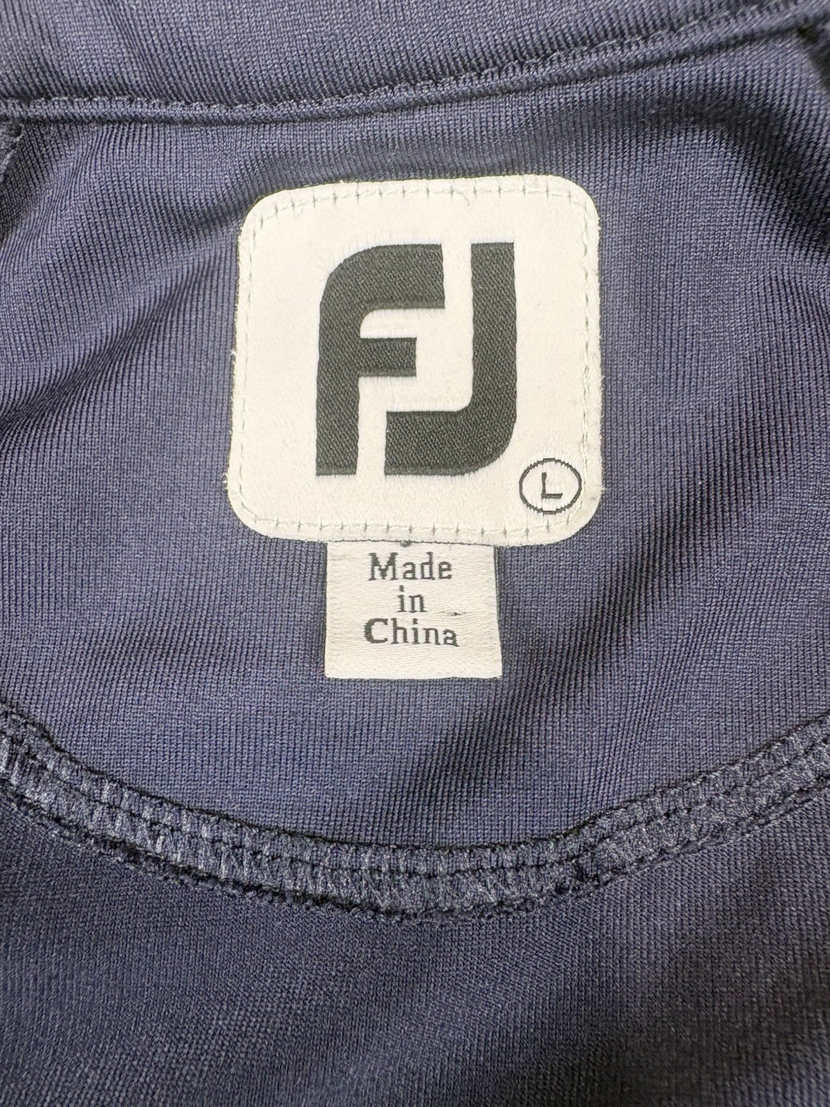 FootJoy Quarter Zip Women’s Large Golf Performance Stretch Pullover Navy