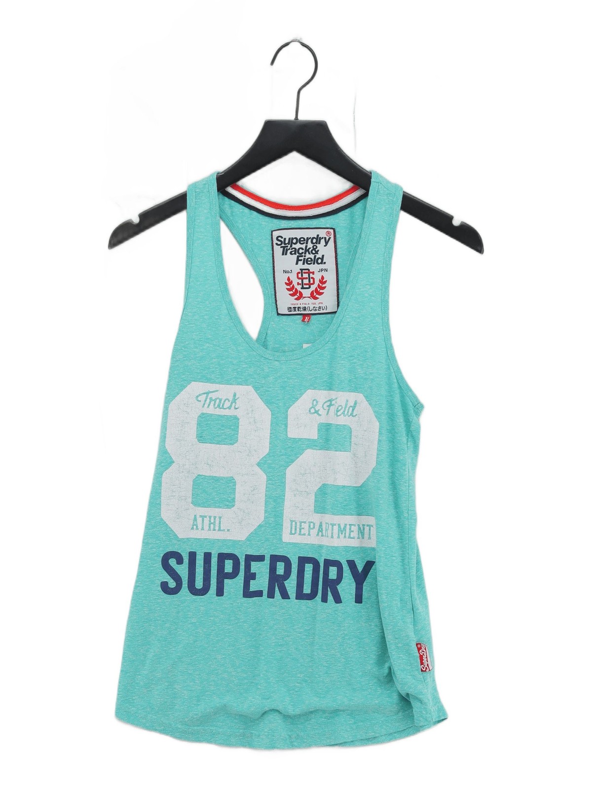 Superdry Women’s T-Shirt XS Blue Polyester with Cotton, Viscose Basic