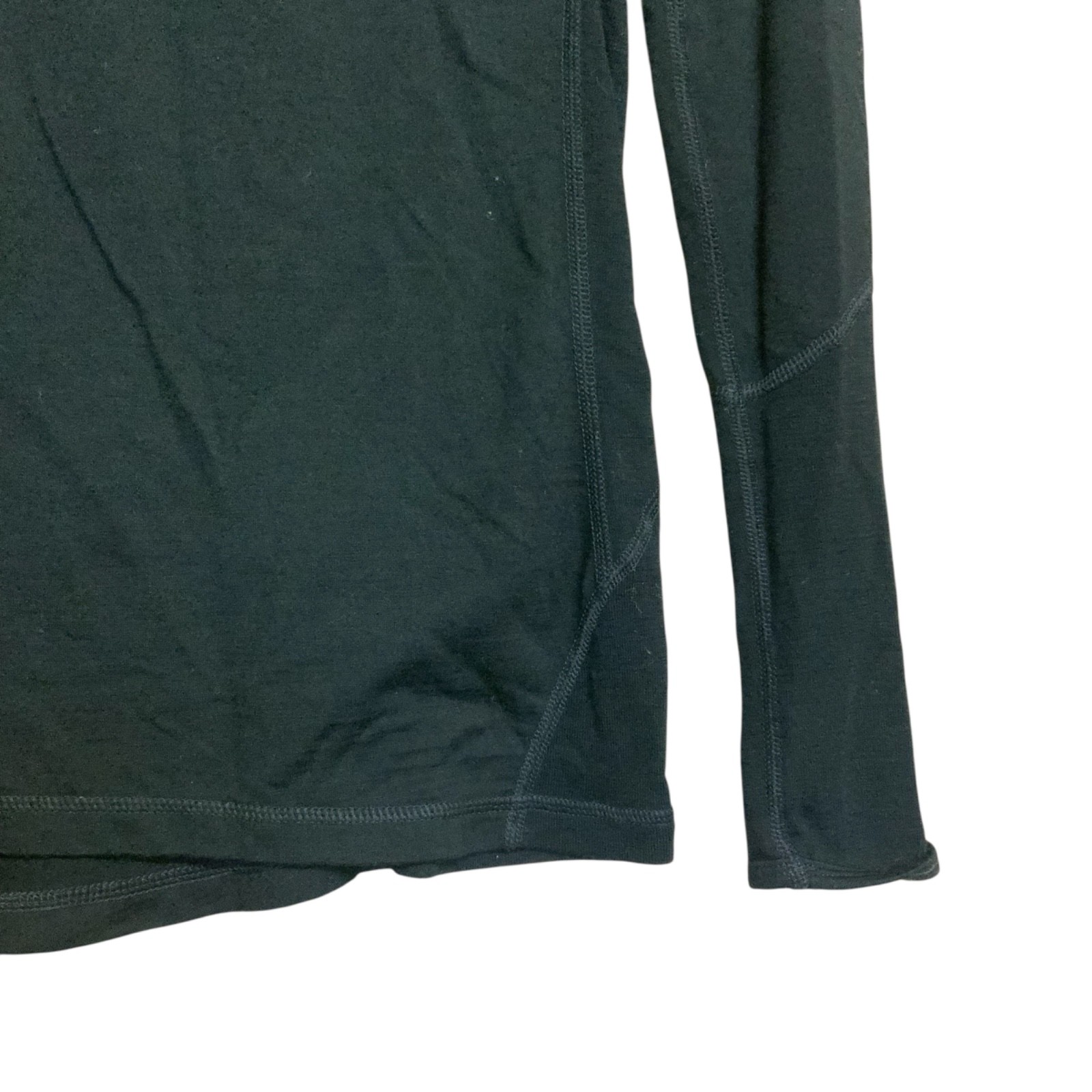 Smartwool Merino Wool Black Base Layer Top Women’s Medium Gorpcore Raglan