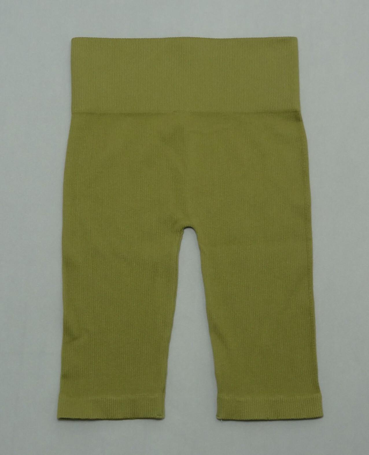Dynamic Seamless 2 Piece Ribbed Activewear Slim Outfit Gym Green Junior One Size