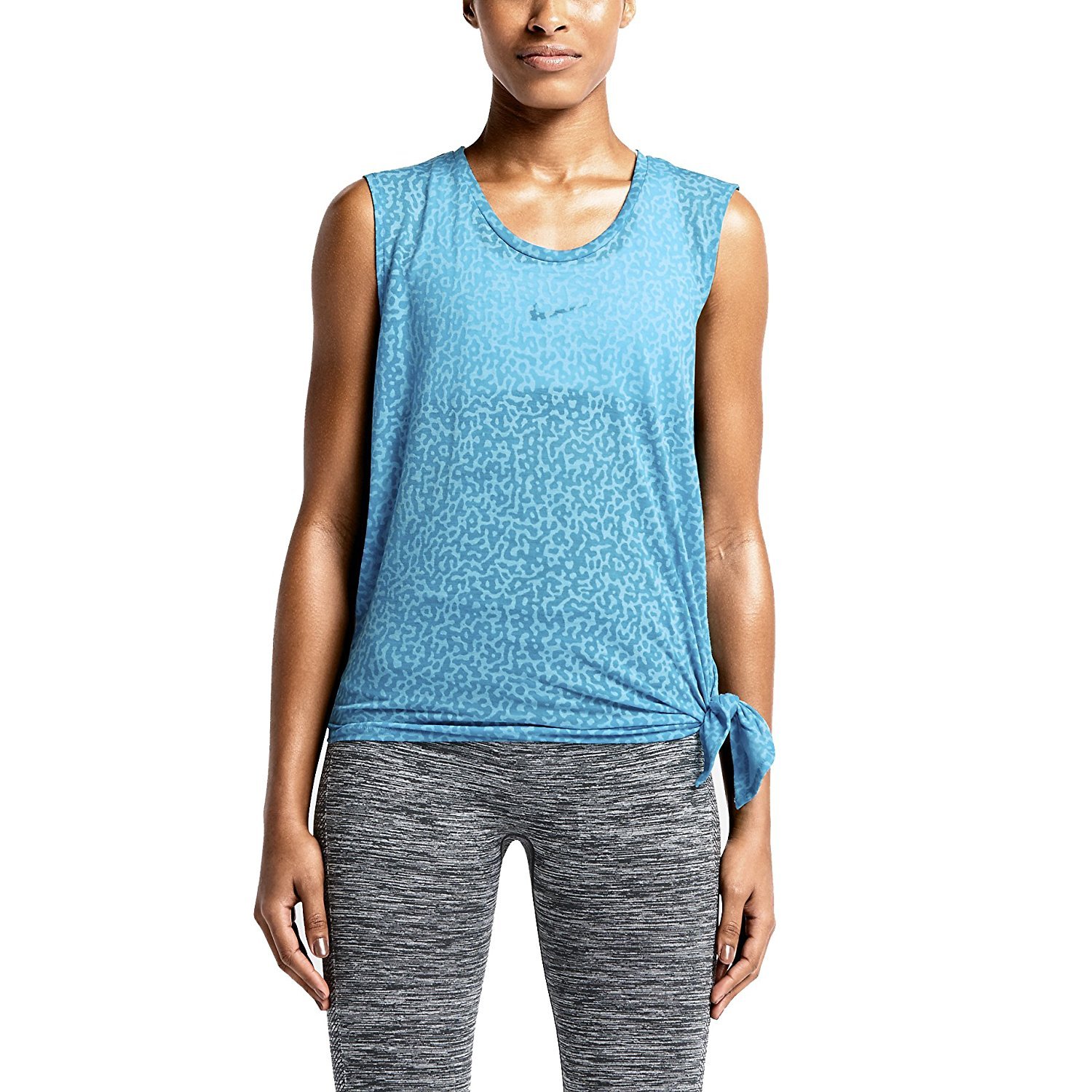 Women’s Nike Club Mezzo Tie Training T-Shirt – S/M (638904-407) BLUE
