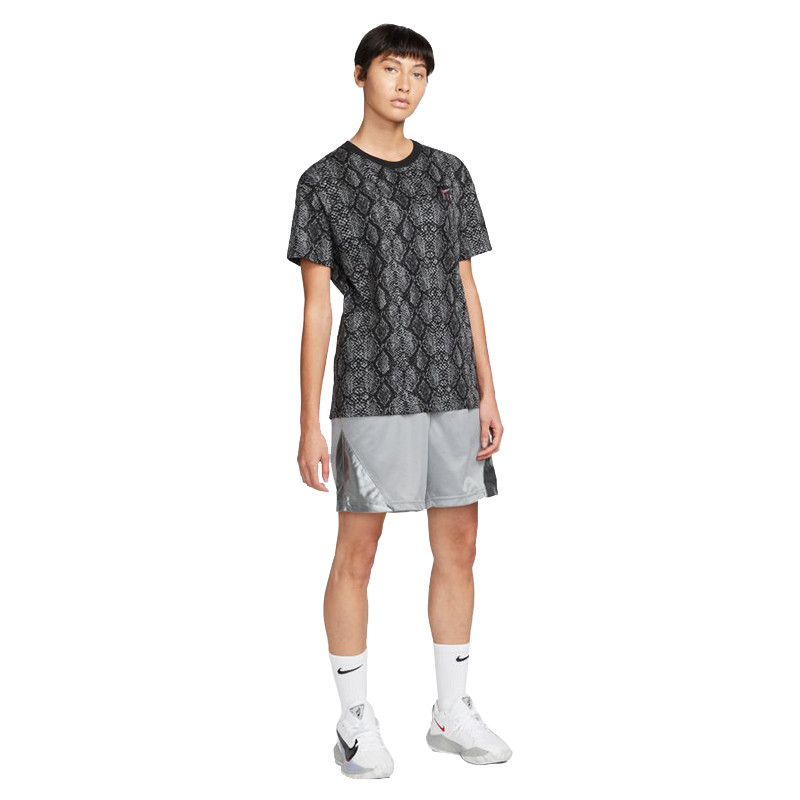 Nike Fly Women’s Basketball T-Shirt Black Size XS – New – Snake Skin Look – O15