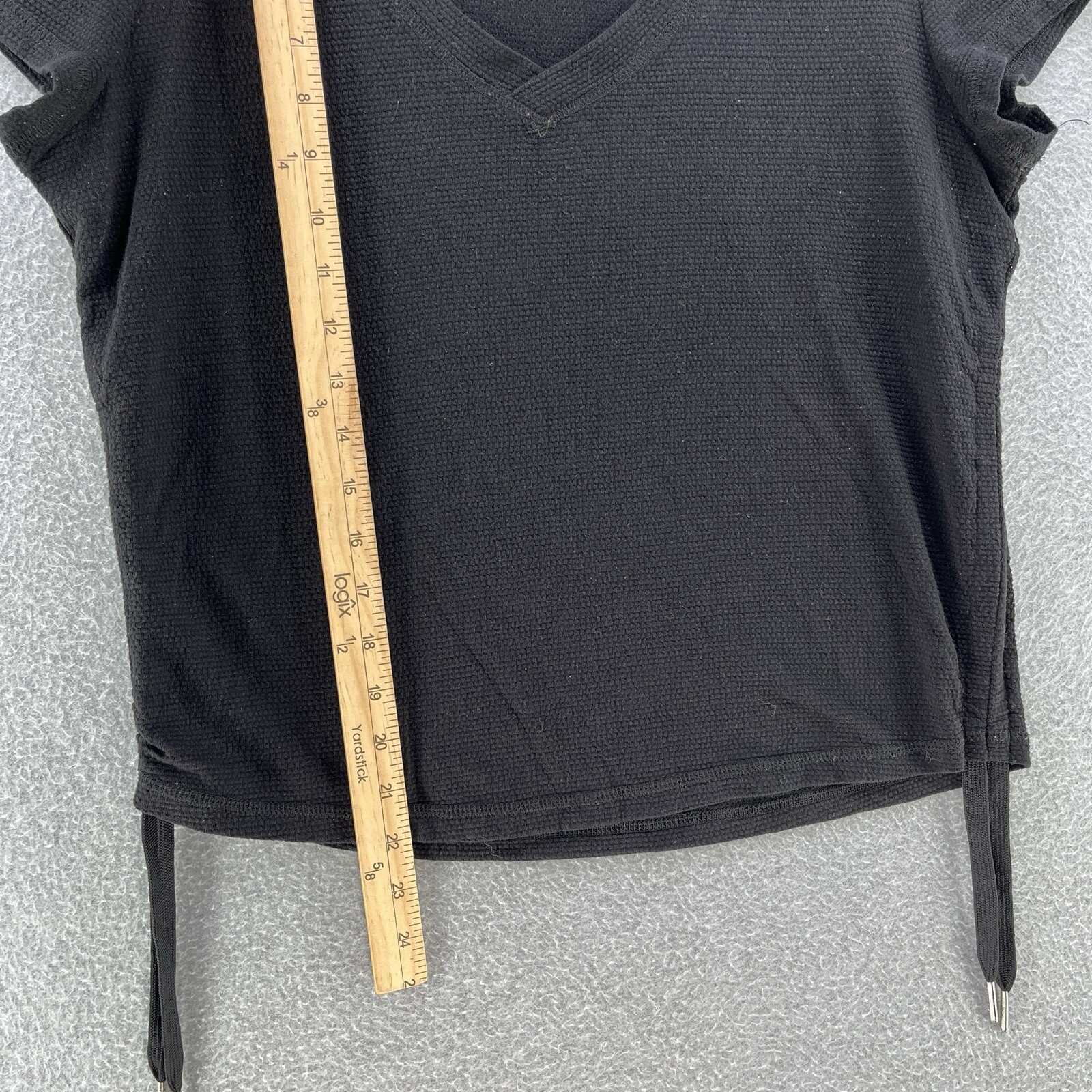 Calvin Klein Performance Womens Top Large L Side Drawstrigs Breathable Camisa