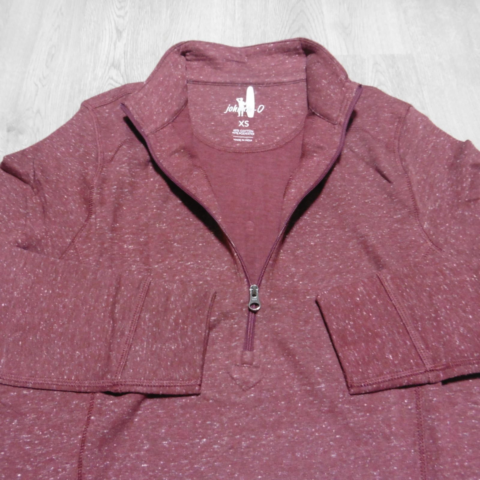 Johnnie-O Women’s XS Golf Quarter Zip Kennedy Pullover Maroon Long Sleeve