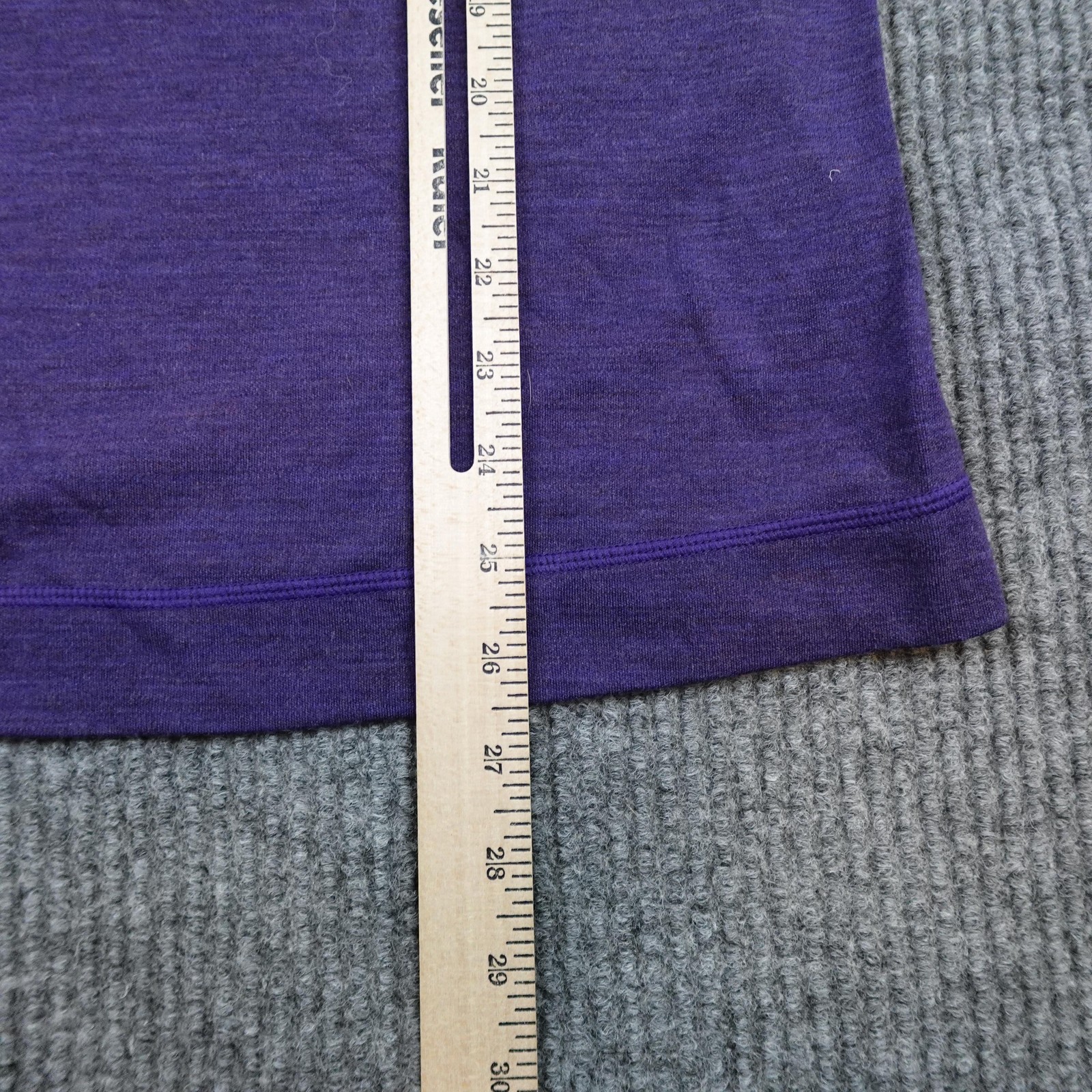 Smartwool Pullover Womens Medium Purple Merino 250 Wool 1/4 Zip Base Layer