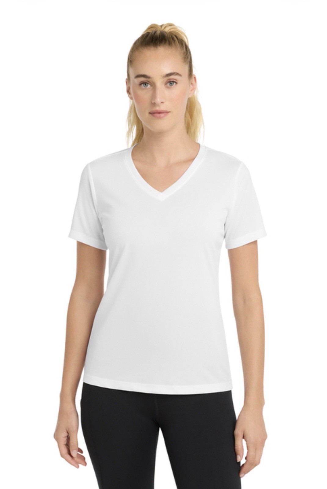 Sport-Tek Women’s PosiCharge RacerMesh V-Neck Tee LST340