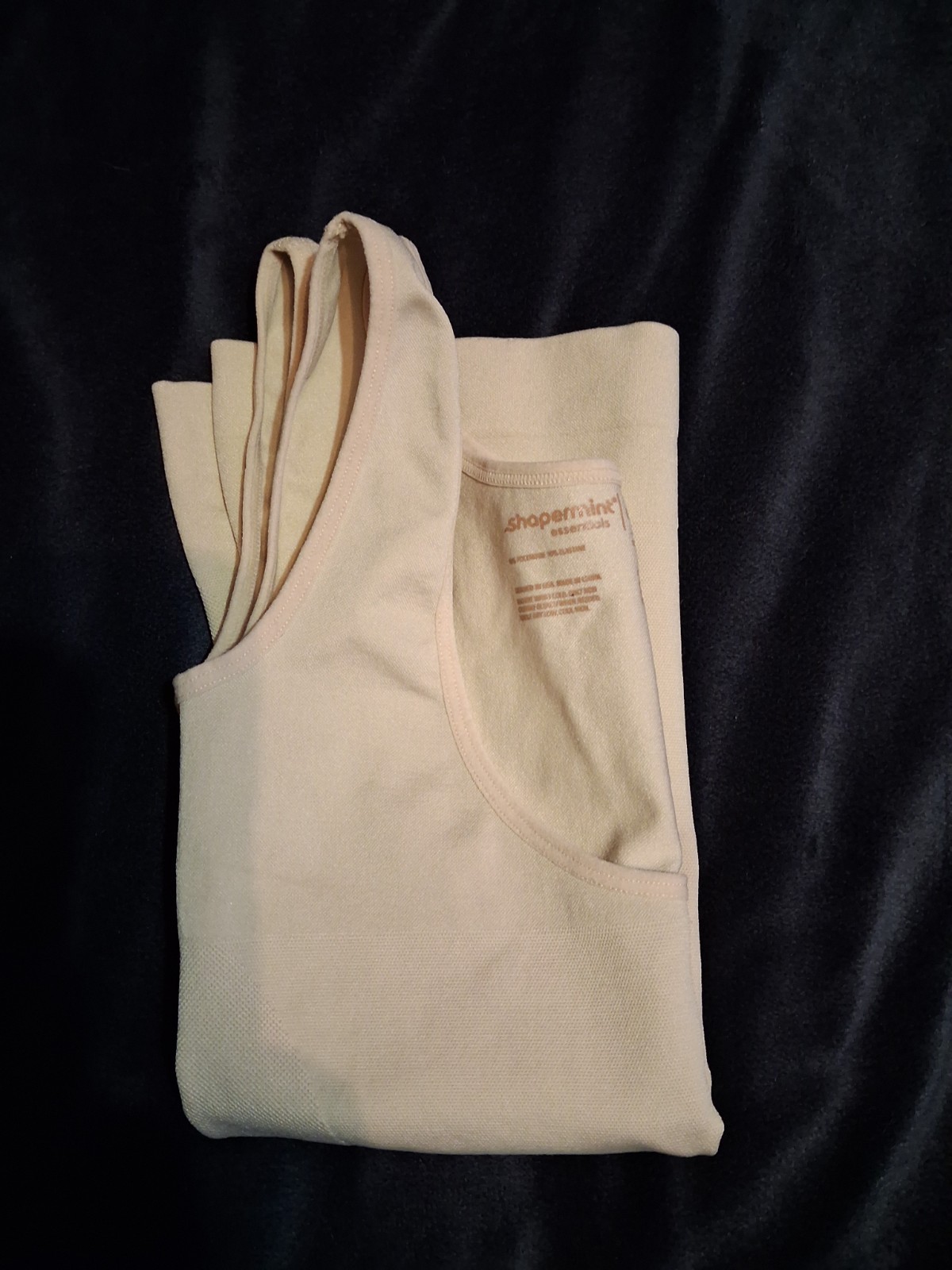 Shapermint Essential Compression Shirt For Women Tan Size Small
