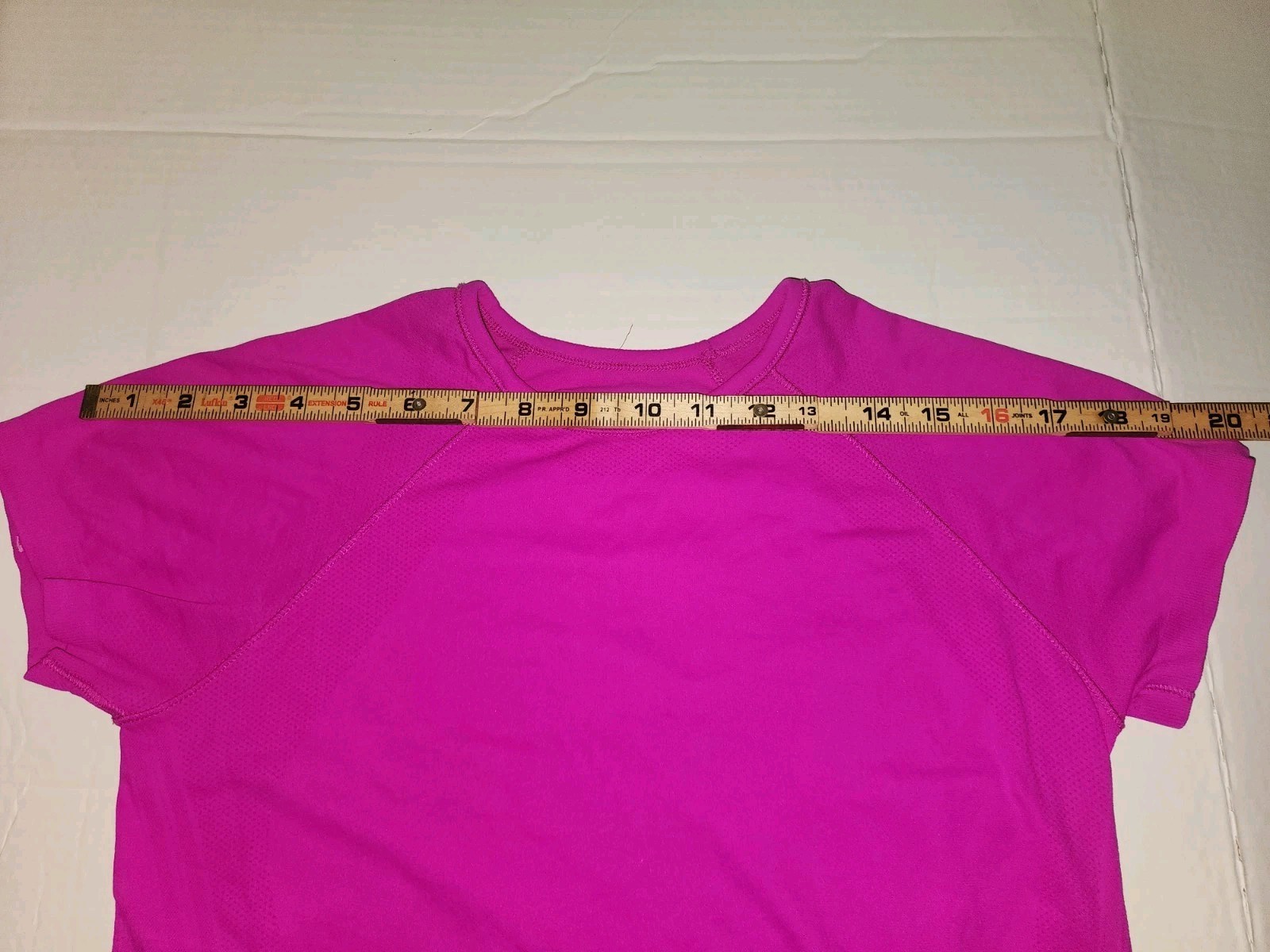 *no Tag* Athleta Pink Stretch Breathable Crew Neck Short Sleeve Running XS/Sm