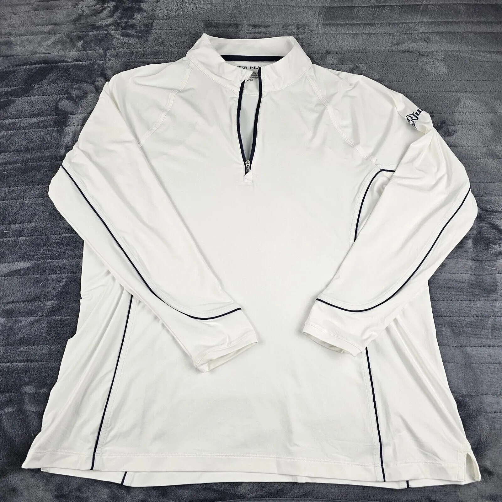 Peter Millar Sweatshirt Womens Extra Large White Crown Sport Golf Don Julio