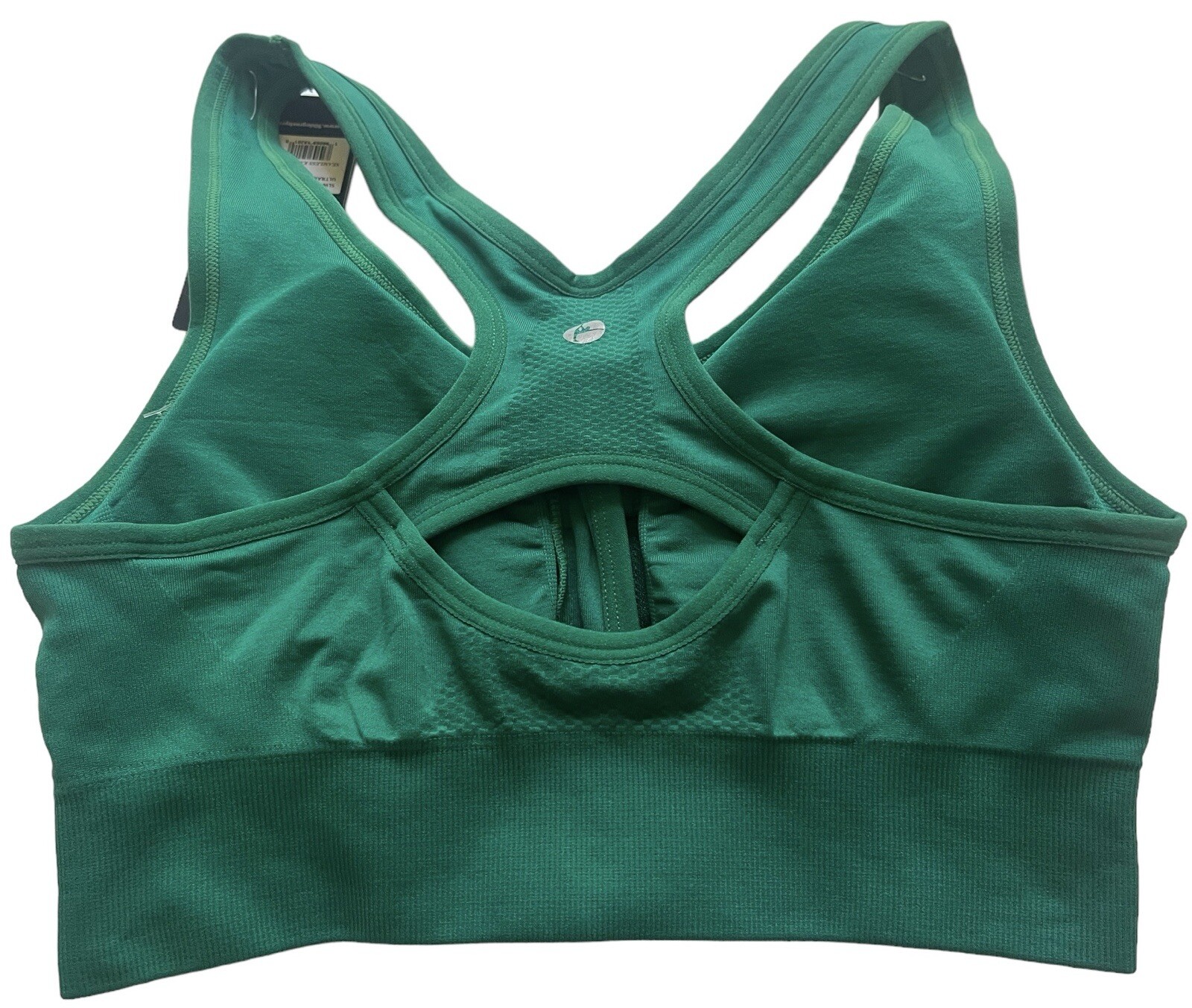 90 Degree By Reflex High Performance Zippered Sports Bra Women’s Small Green New