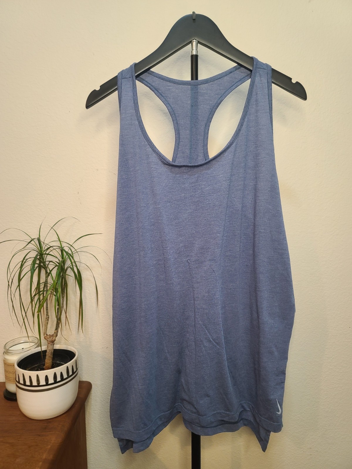 Nike Dri-FIT Women’s XXL Blue Racerback Tank Scoop Neck Breathable Lightweight