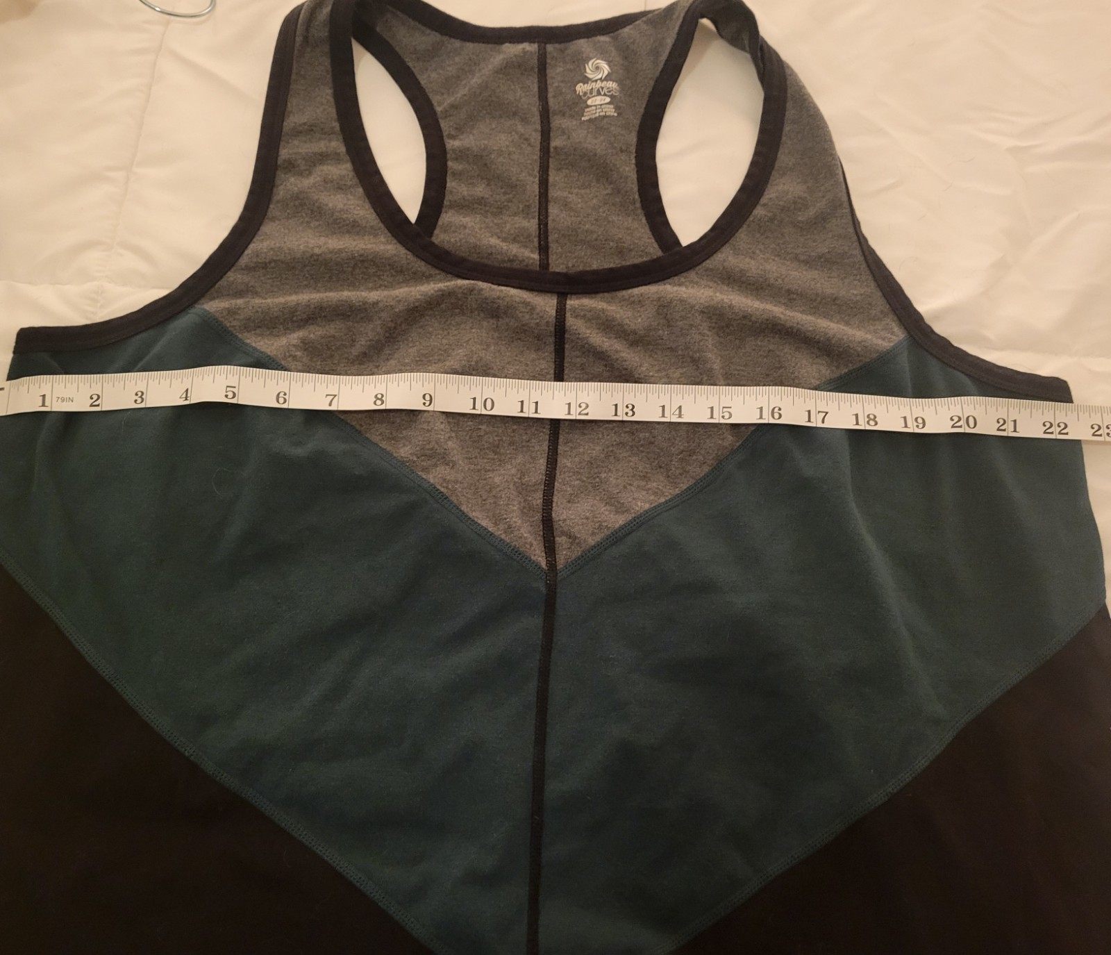 Rainbeau Curves Activewear Athletic 2 Piece Set 22/24 24W Plus Workout Wear 2X