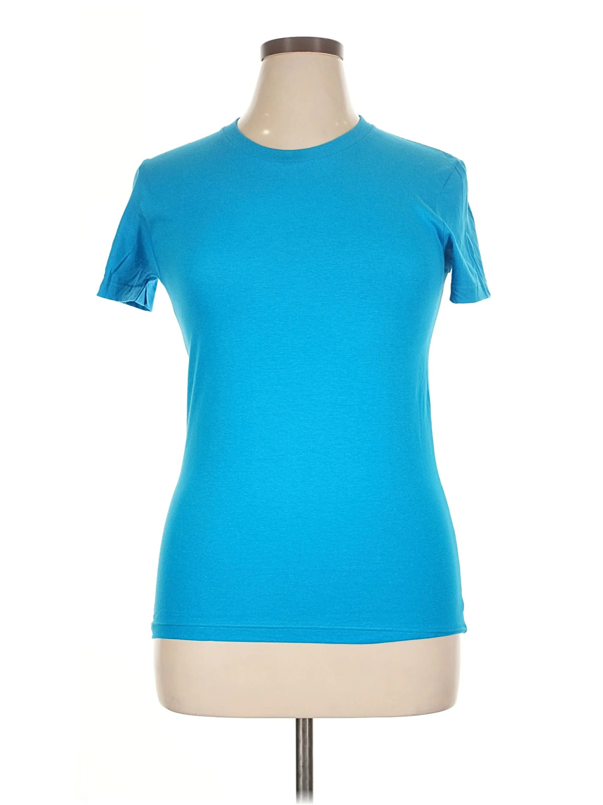 American Apparel Women Blue Active T-Shirt L