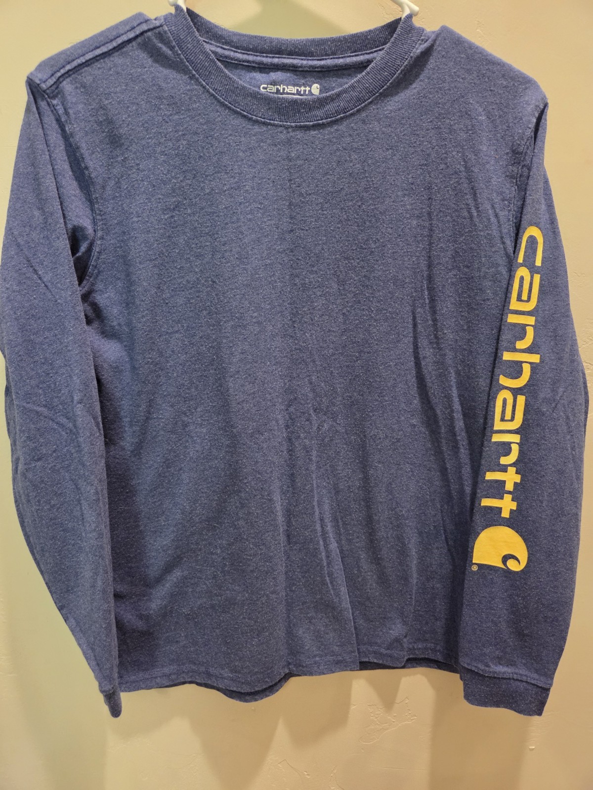 Carhartt T-Shirt Women’s XS (0-2) Blue Long Sleeve Pocket Working Tee – 00991