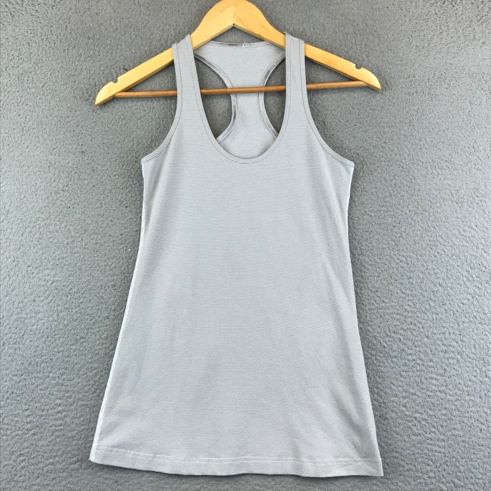 Lululemon Striped Racerback Tank Top Athletic Activewear Sleeveless 6