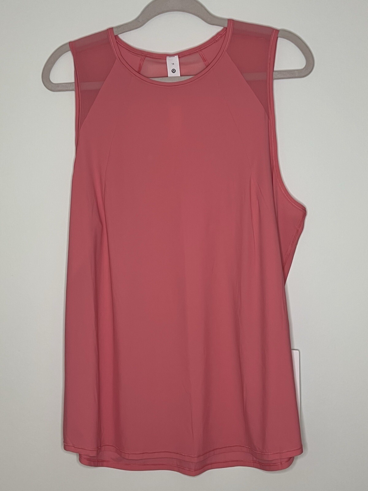 NWT Size 14 Lululemon Sculpt Tank SAKP Sakura Pink