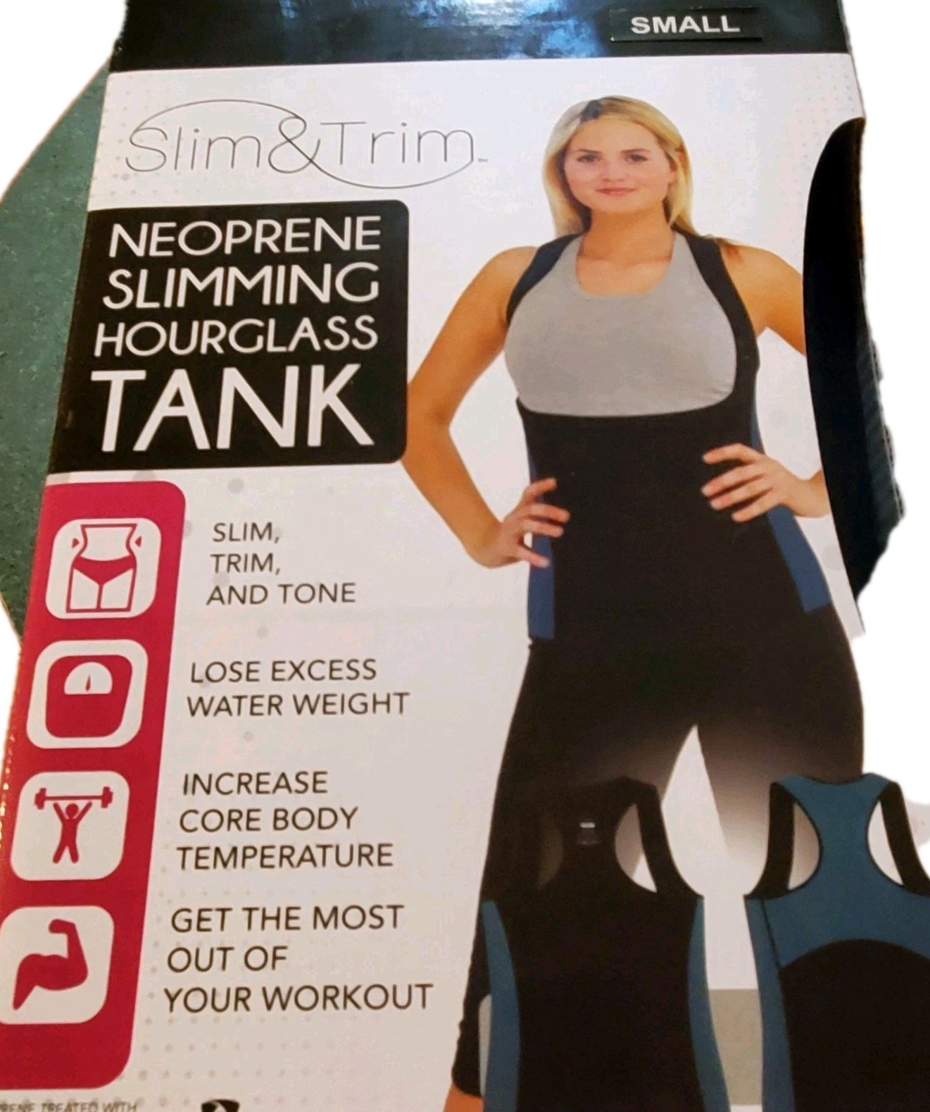 Women’s Slim & Trim Neoprene Slimming Hourglass Tank *Size Small
