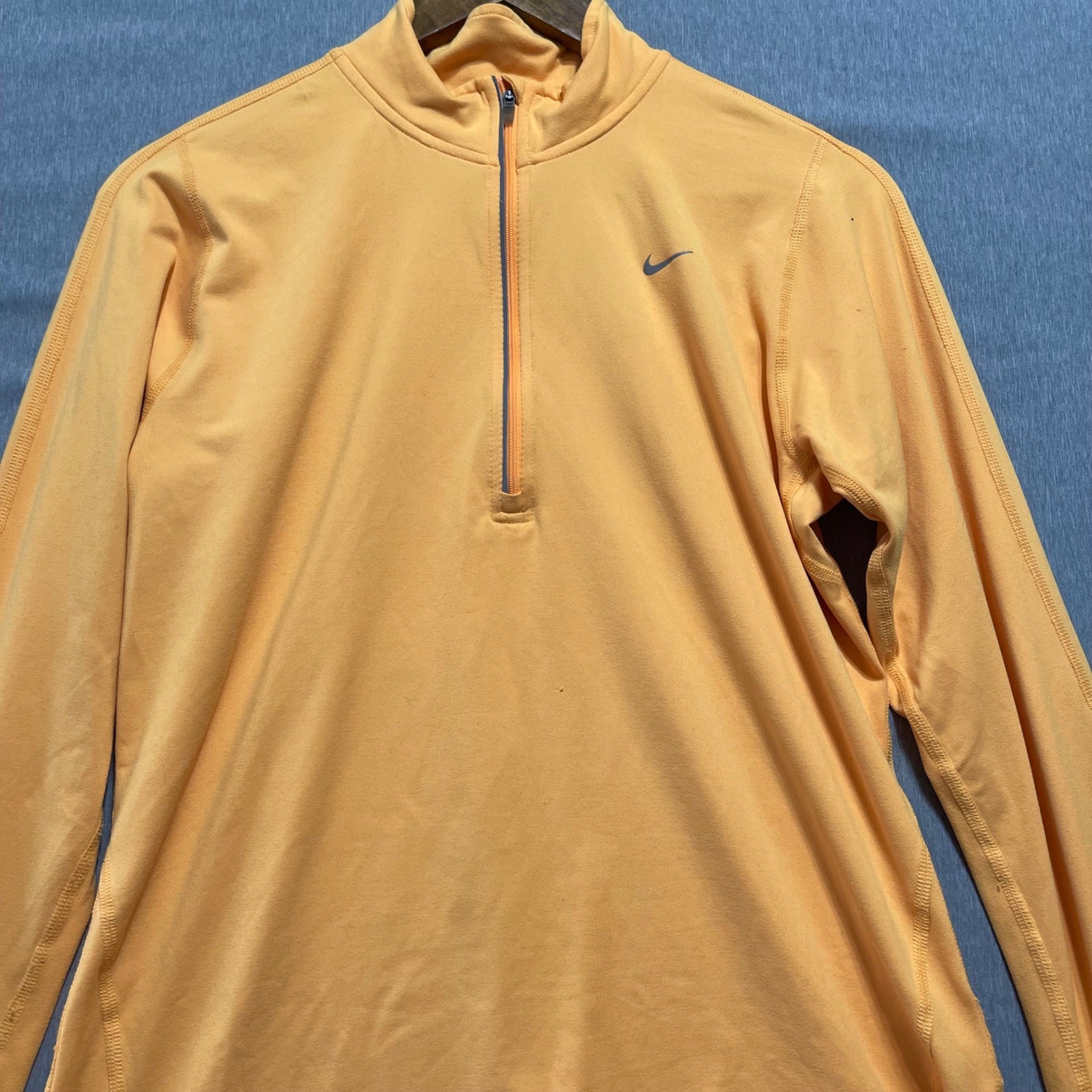 Nike Element 1/4 Zip Pullover Womens M Orange Dri-FIT Running Top Athleisure