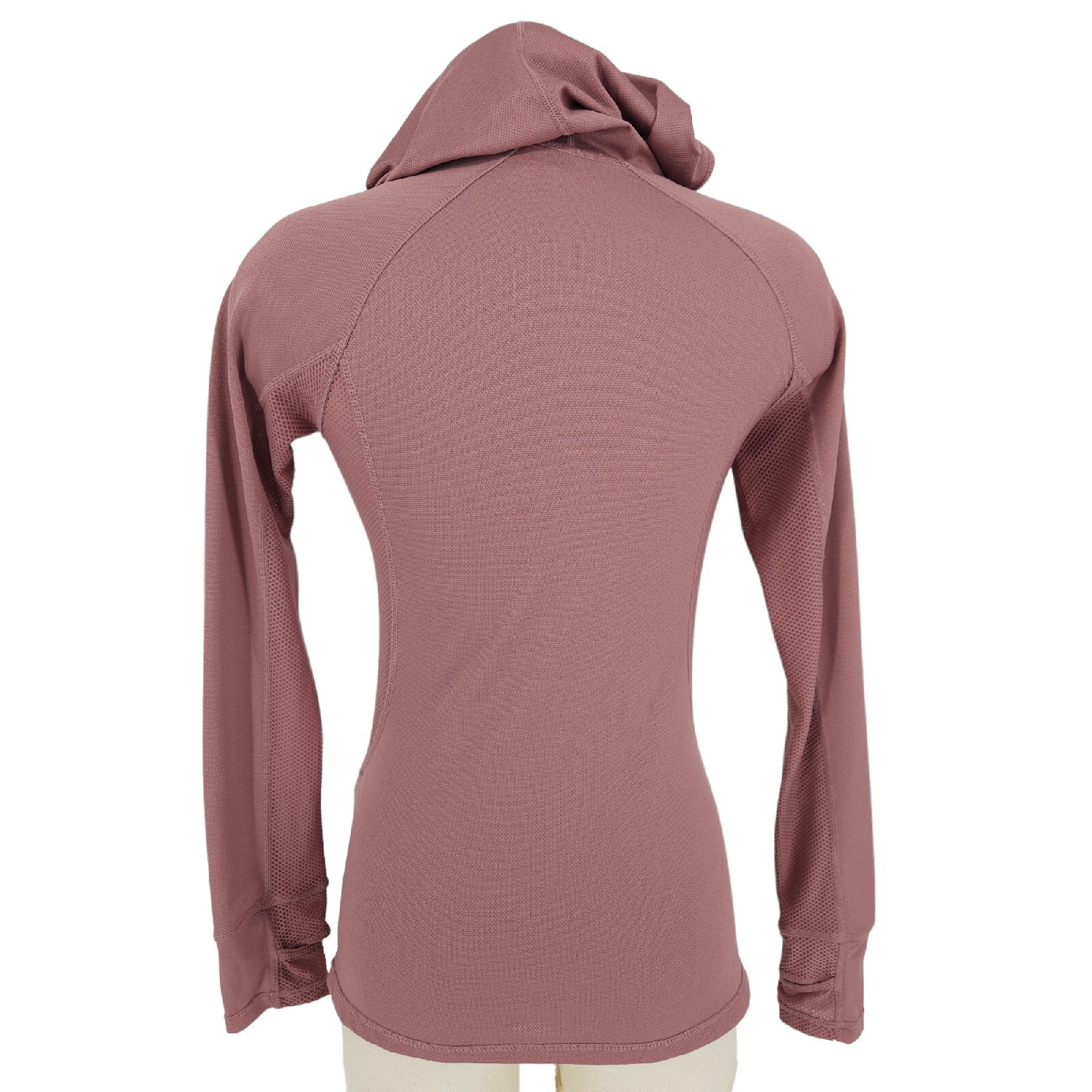 Fabletics Alecia Performance Pullover Hoodie Purple Long Sleeve Hooded Shirt 2XS