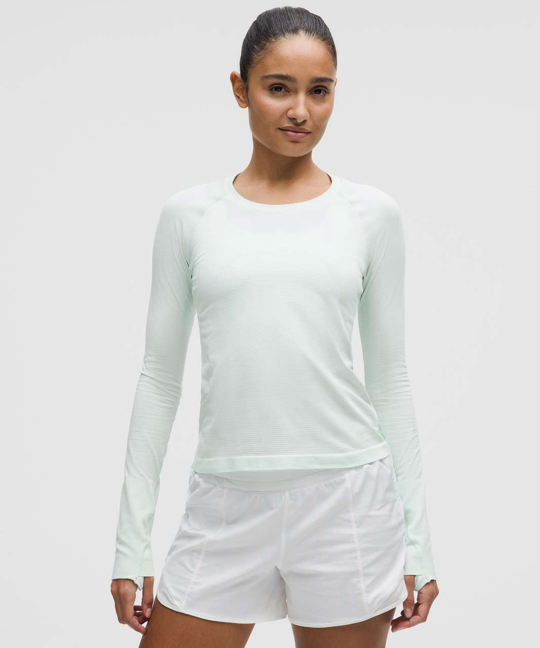Lululemon – Swiftly Tech Long-Sleeve Shirt 2.0 *Waist Length – Mint Breeze