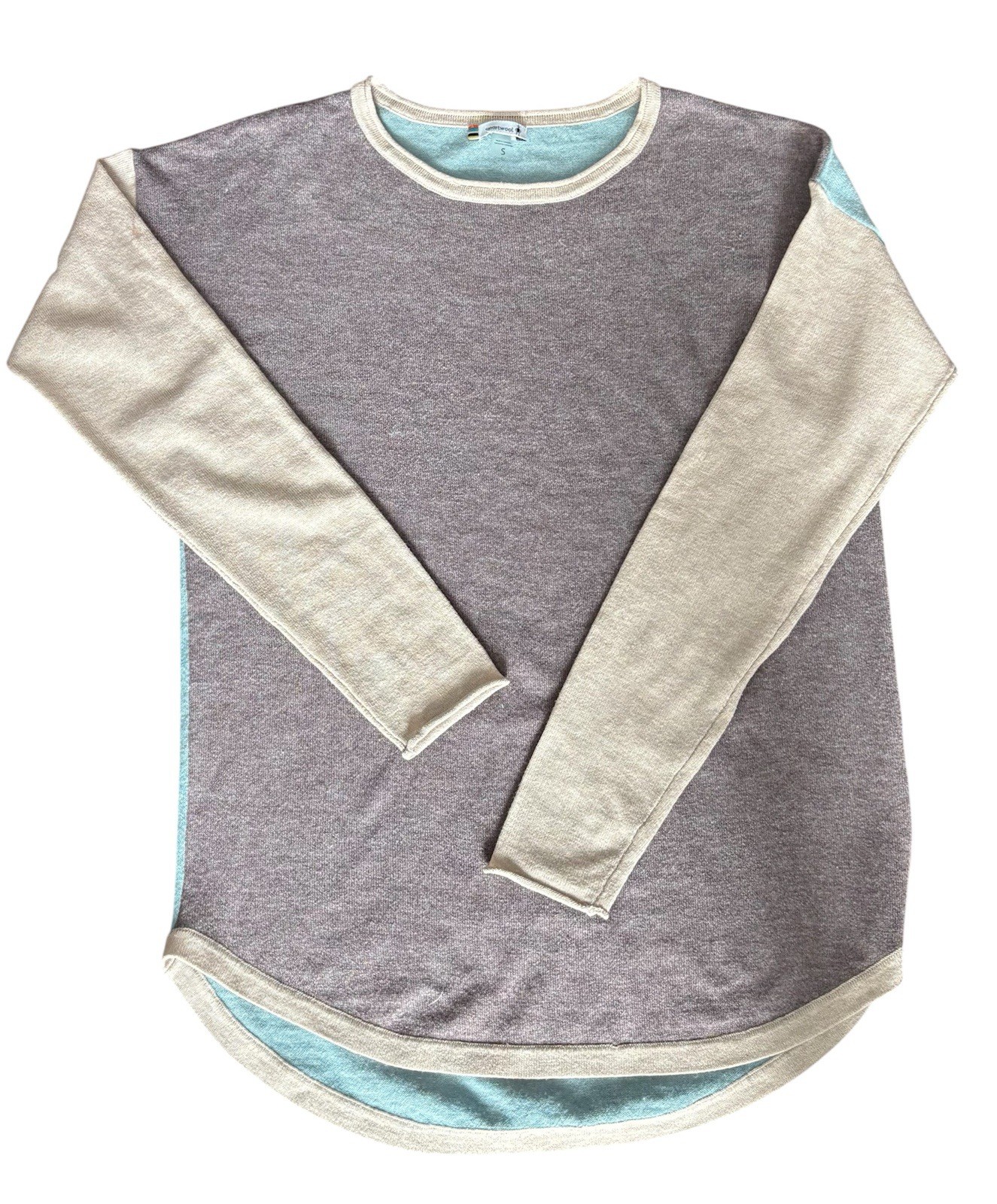 Smartwool Women’s Top Sweater Sz Small Lavender Blue Pink