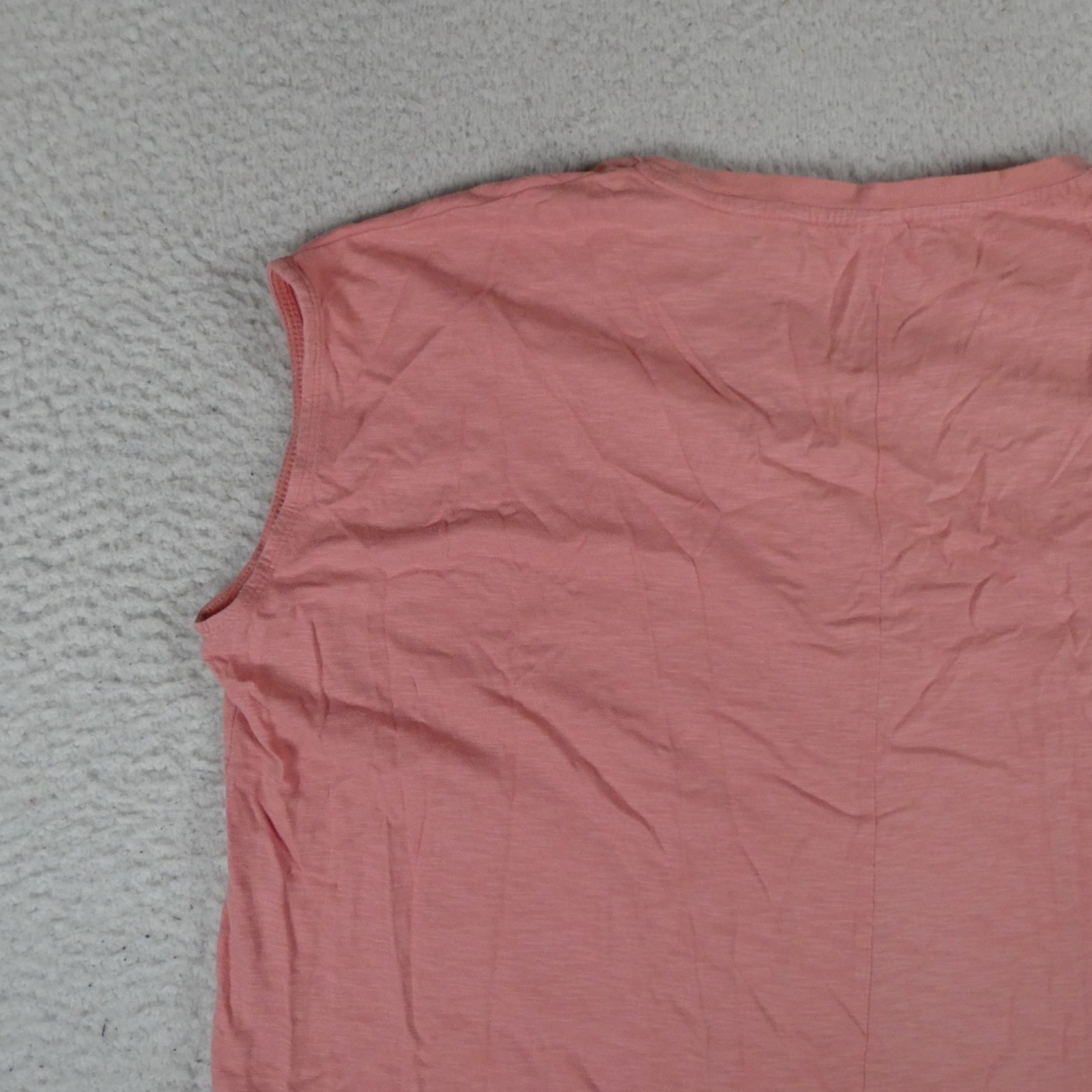 Athleisure at Fatface Activewear Top Women Size XS Pink Tank Top Cotton Blend