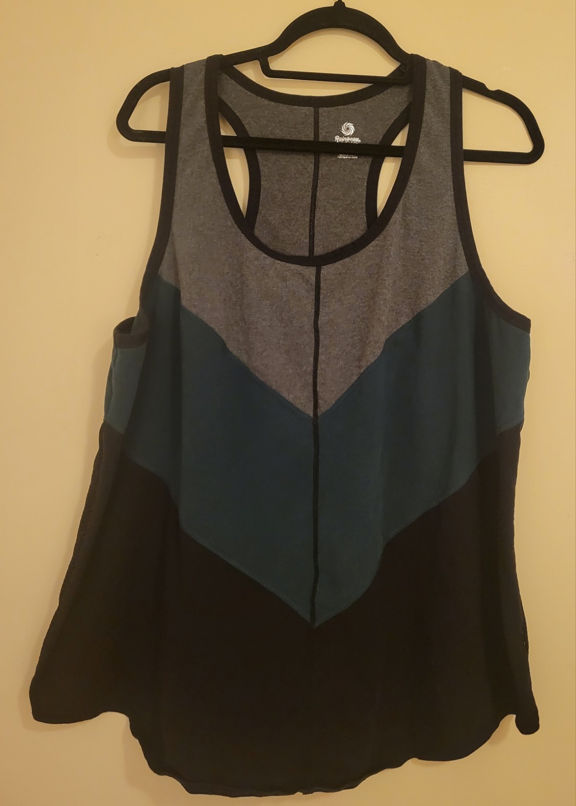 Rainbeau Curves Activewear Athletic 2 Piece Set 22/24 24W Plus Workout Wear 2X
