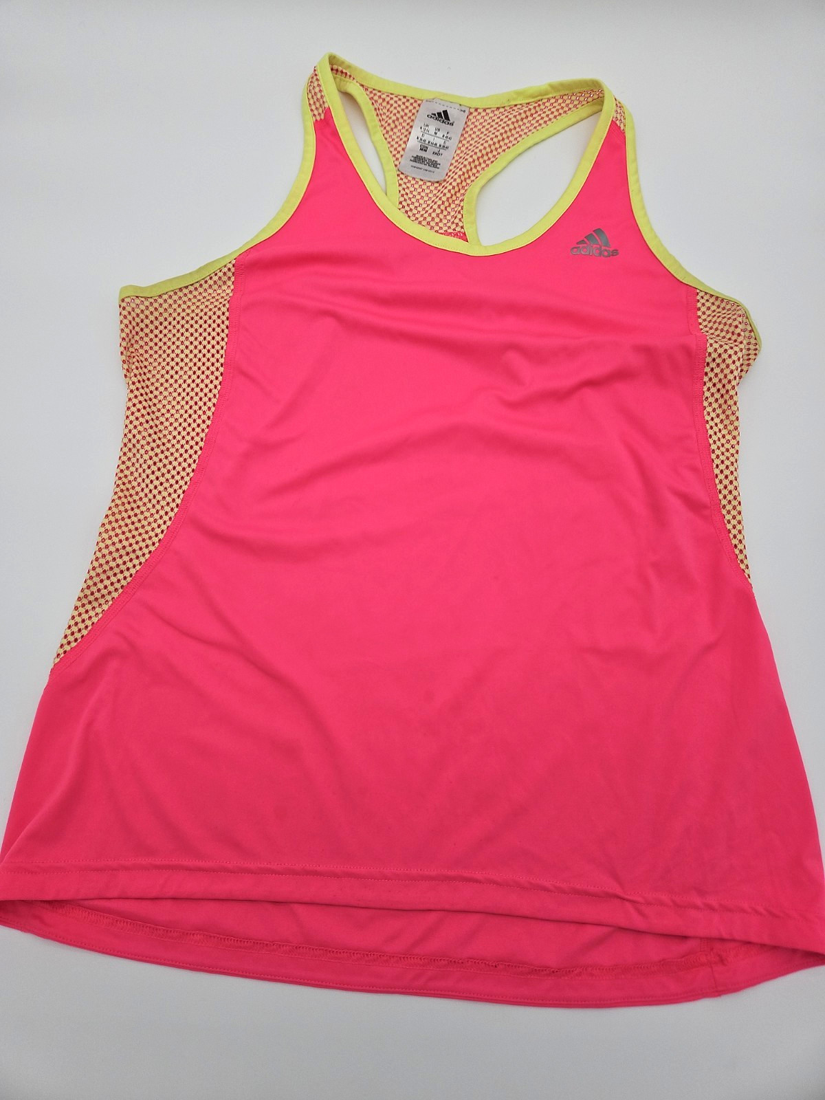 Adidas Women’s Climalite Pink Relaxed Fit Tank Top Size Medium